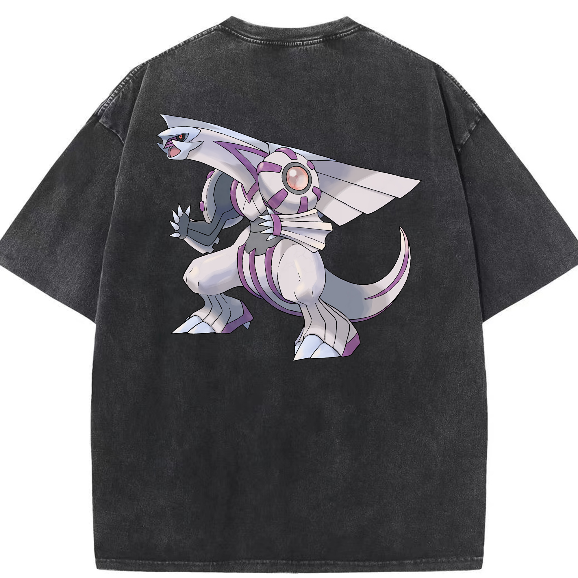 （画像用） ポケットモンスター Pokémon 綿100% ヴィンテージ風 半袖Tシャツ（背面プリント）