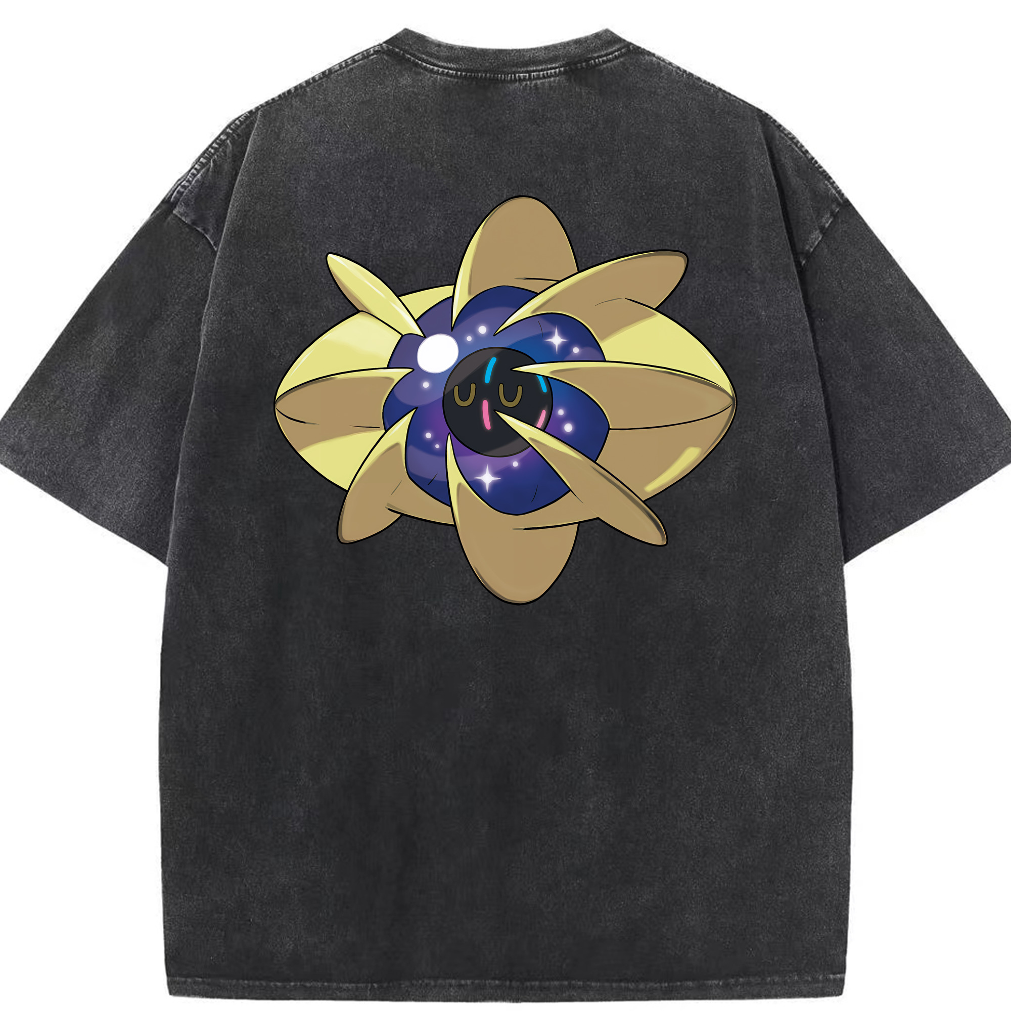 （画像用） ポケットモンスター Pokémon 綿100% ヴィンテージ風 半袖Tシャツ（背面プリント）
