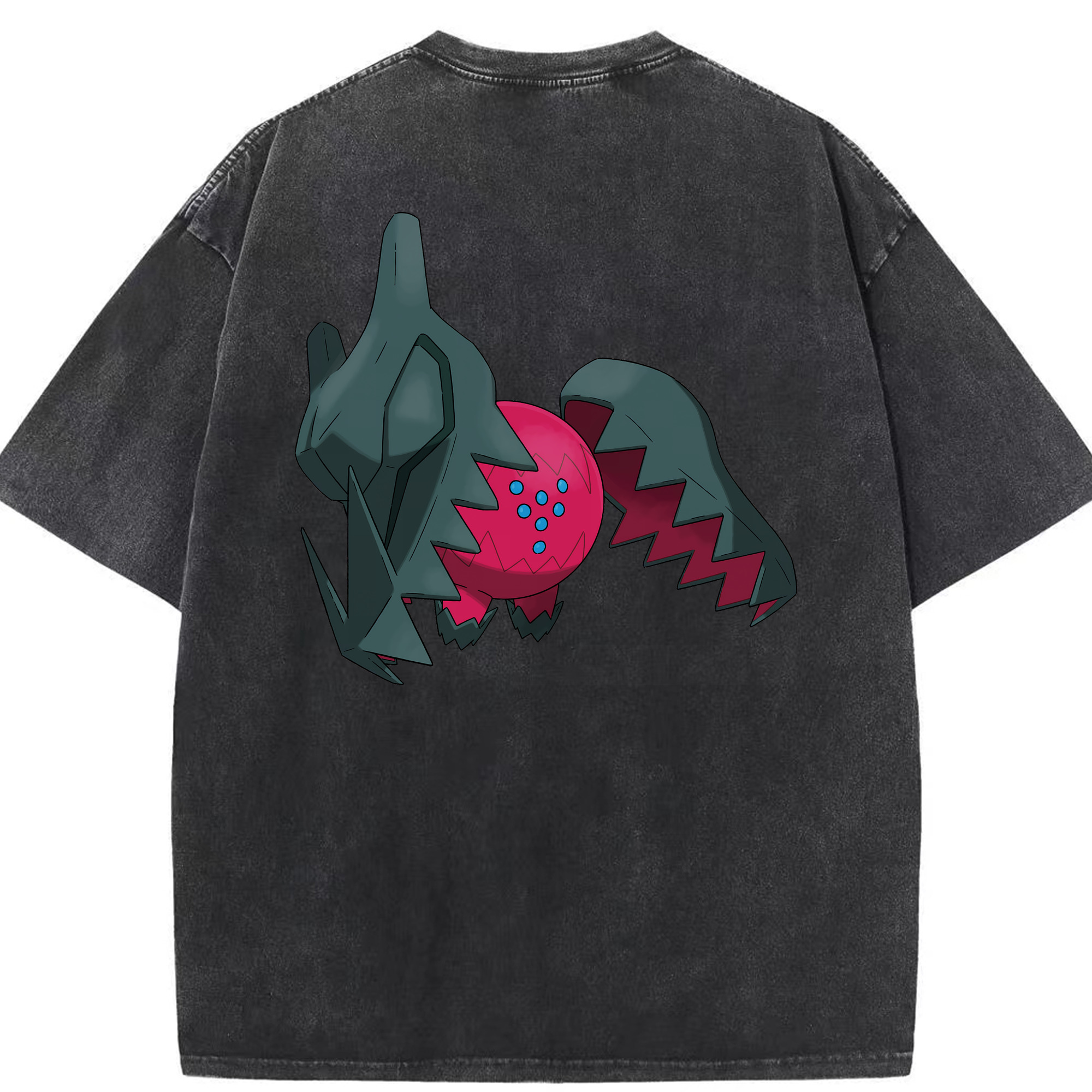 （画像用） ポケットモンスター Pokémon 綿100% ヴィンテージ風 半袖Tシャツ（背面プリント）