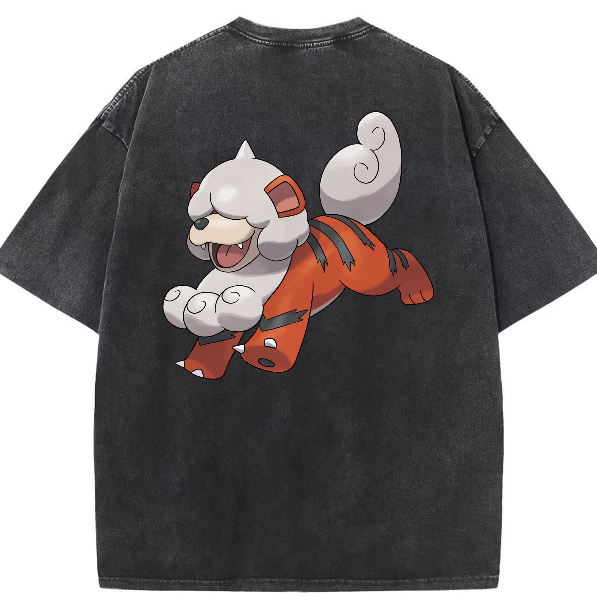 （画像用） ポケットモンスター Pokémon 綿100% ヴィンテージ風 半袖Tシャツ（背面プリント）