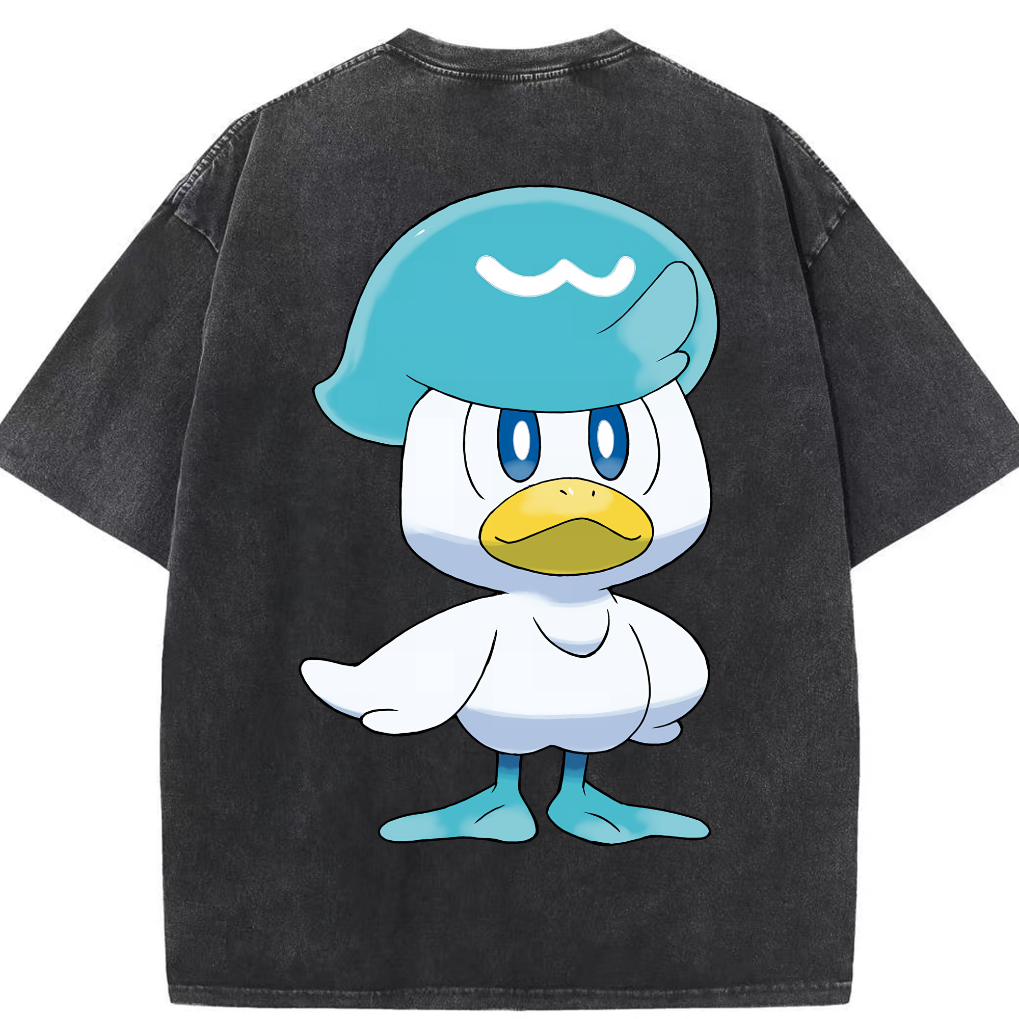 （画像用） ポケットモンスター Pokémon 綿100% ヴィンテージ風 半袖Tシャツ（背面プリント）