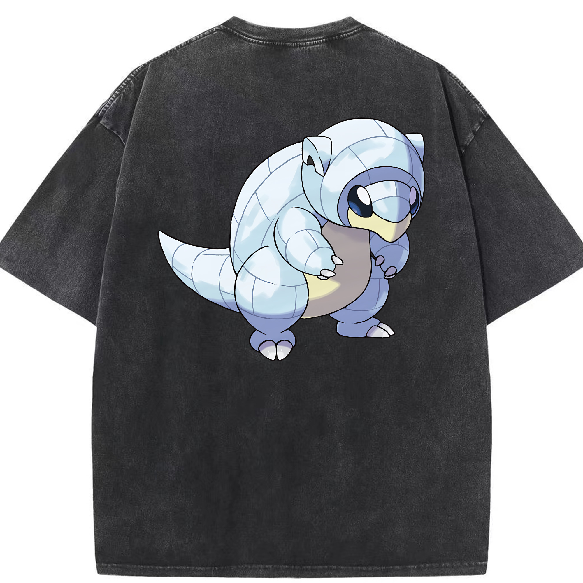 （画像用） ポケットモンスター Pokémon 綿100% ヴィンテージ風 半袖Tシャツ（背面プリント）