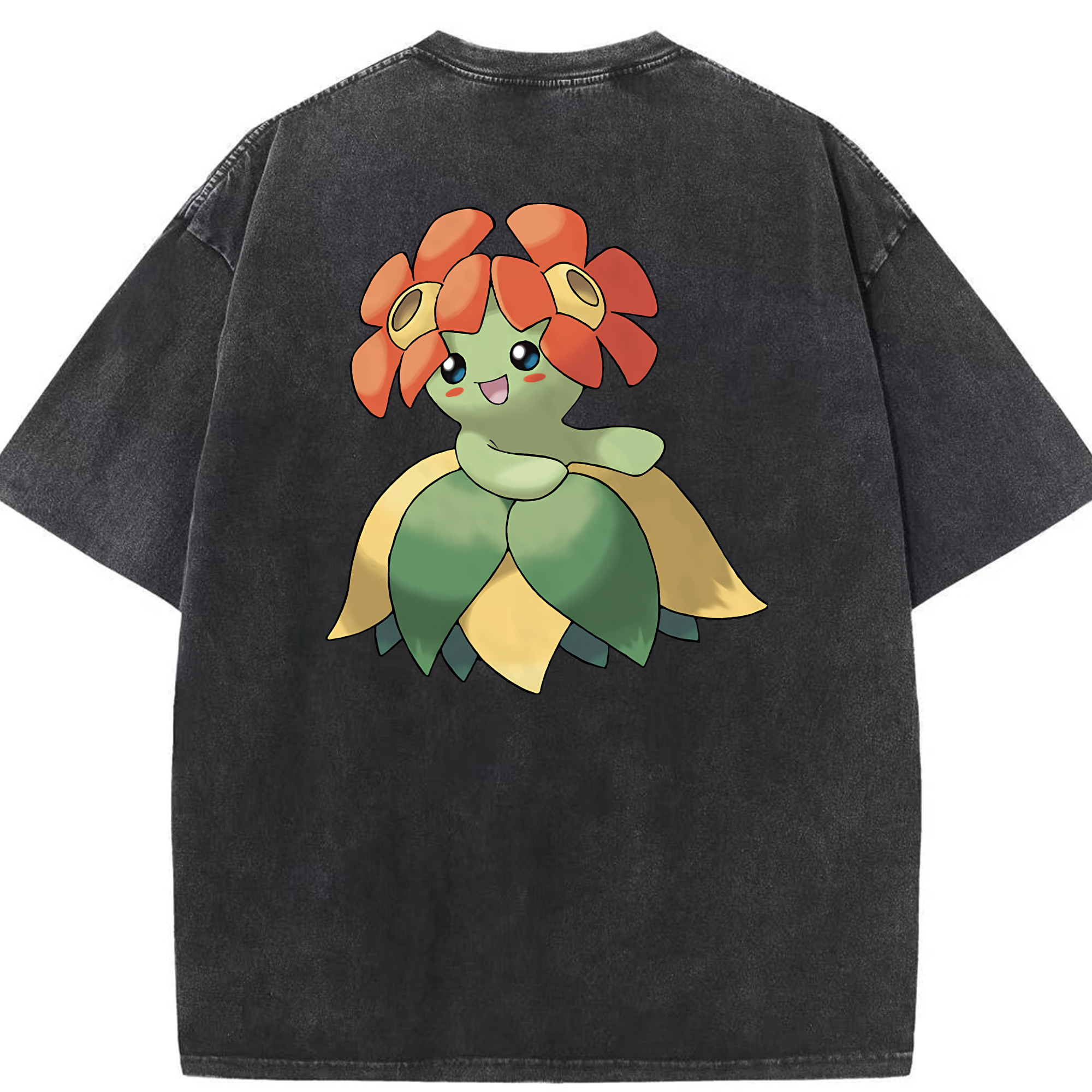 （画像用） ポケットモンスター Pokémon 綿100% ヴィンテージ風 半袖Tシャツ（背面プリント）