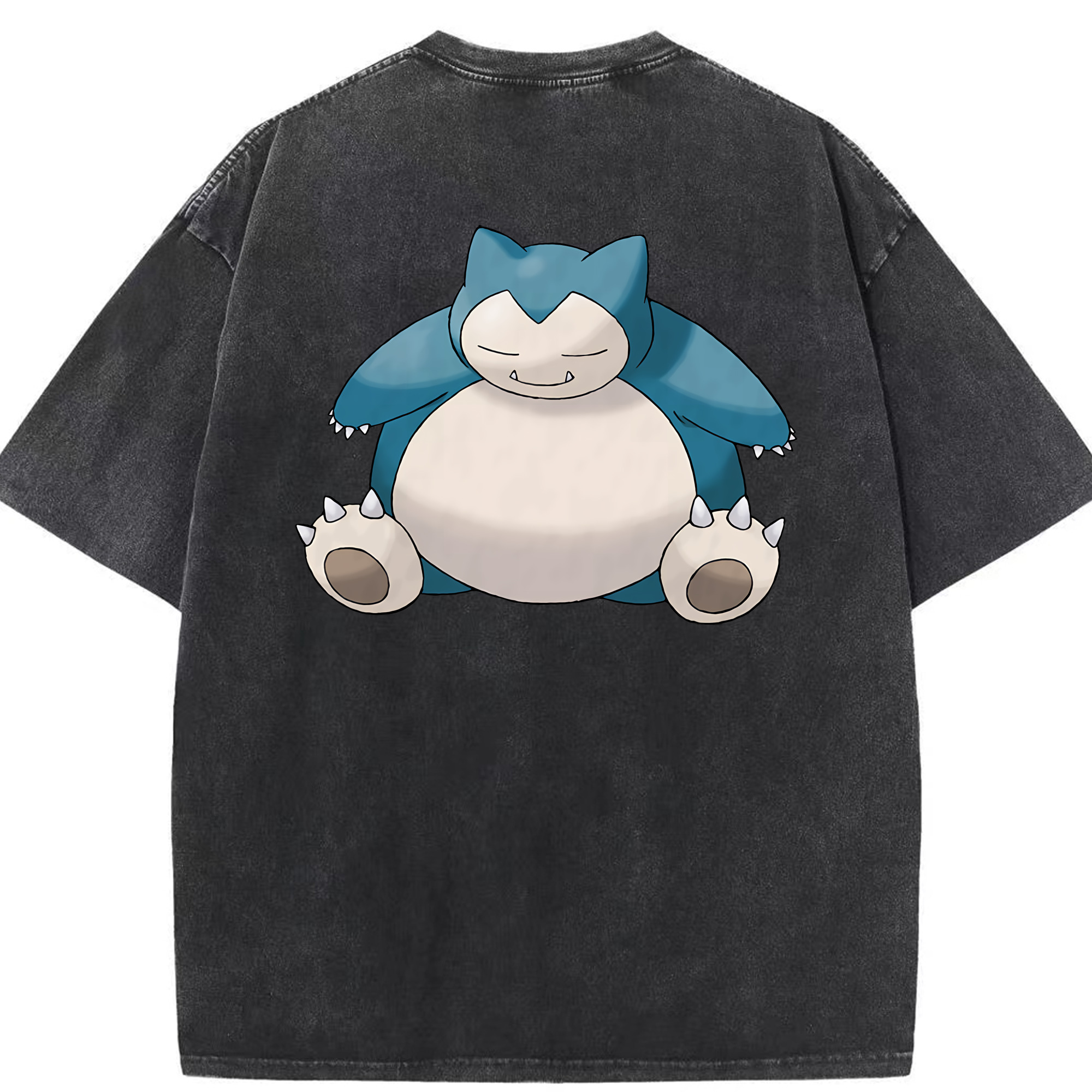 （画像用） ポケットモンスター Pokémon 綿100% ヴィンテージ風 半袖Tシャツ（背面プリント）