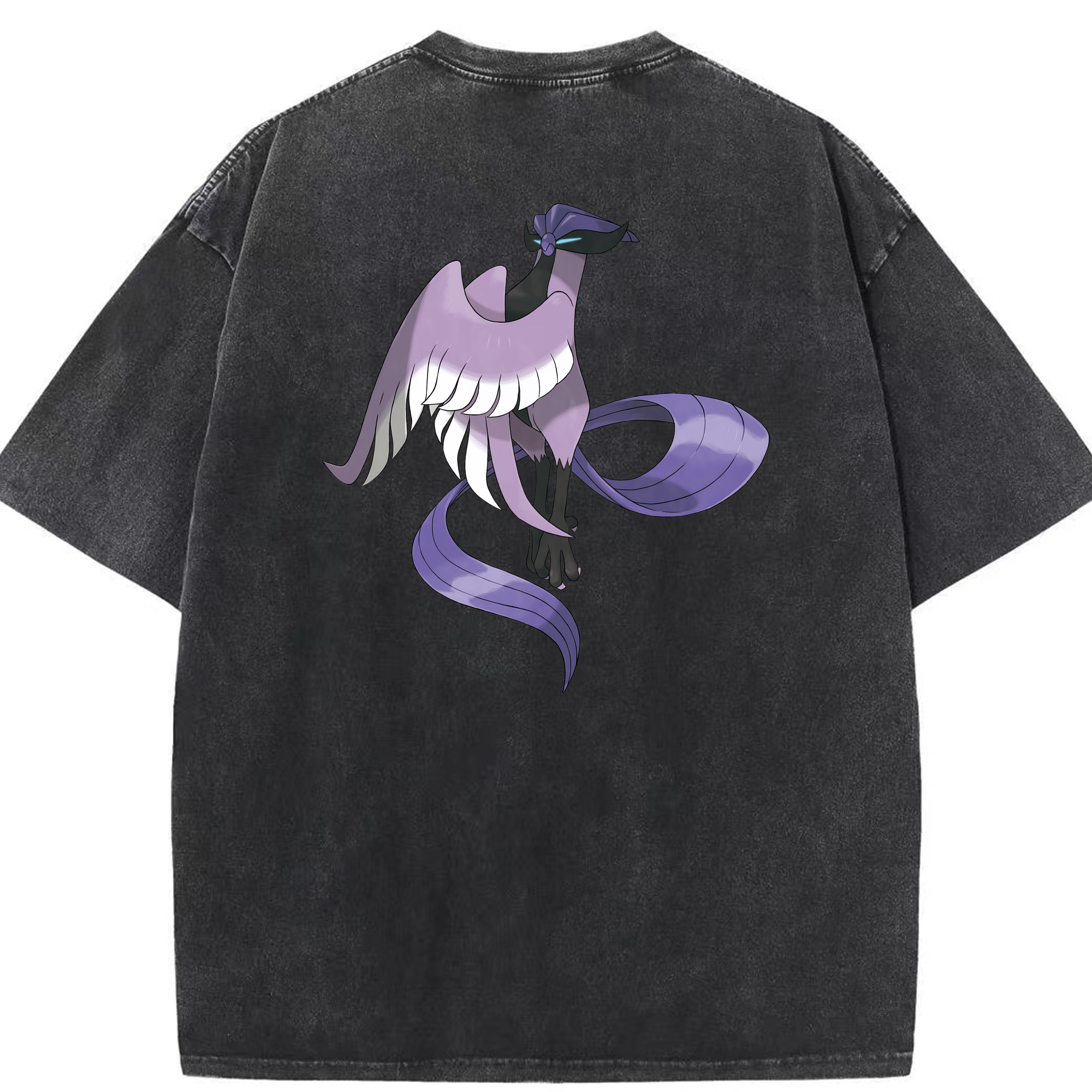 （画像用） ポケットモンスター Pokémon 綿100% ヴィンテージ風 半袖Tシャツ（背面プリント）