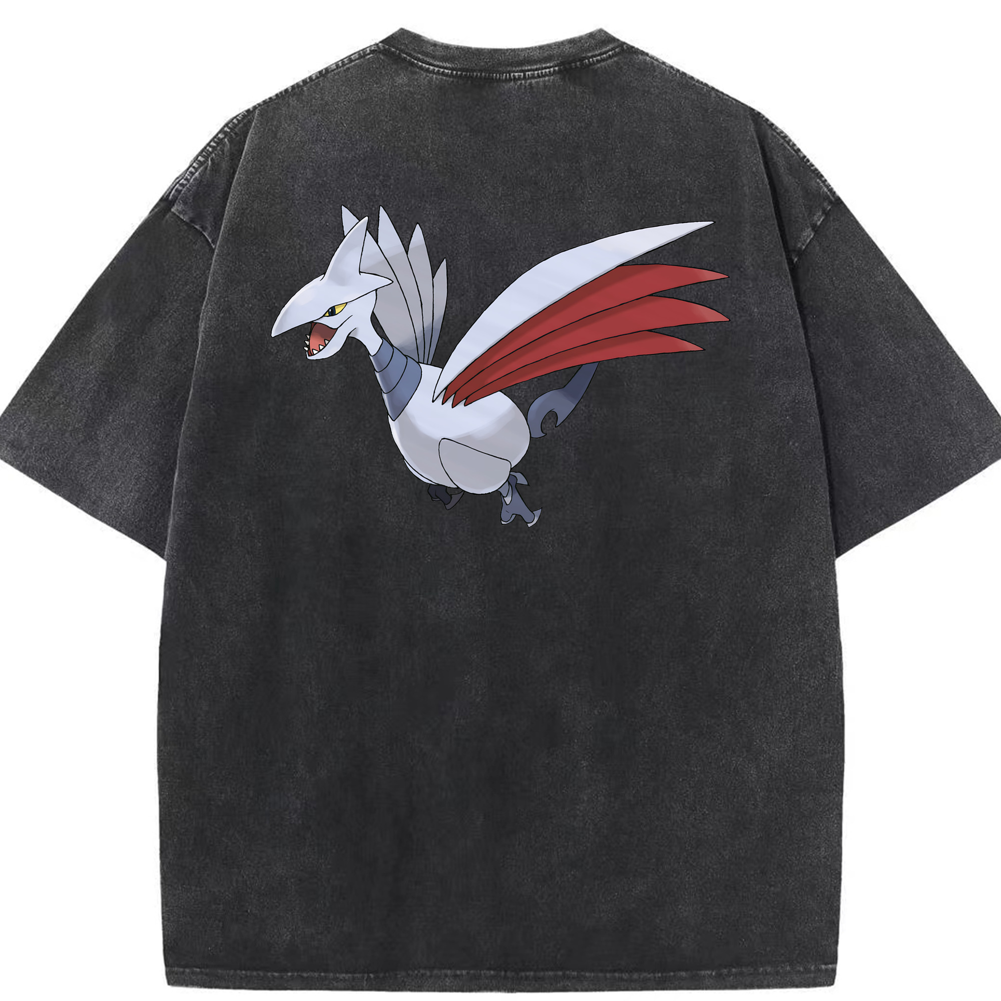 （画像用） ポケットモンスター Pokémon 綿100% ヴィンテージ風 半袖Tシャツ（背面プリント）
