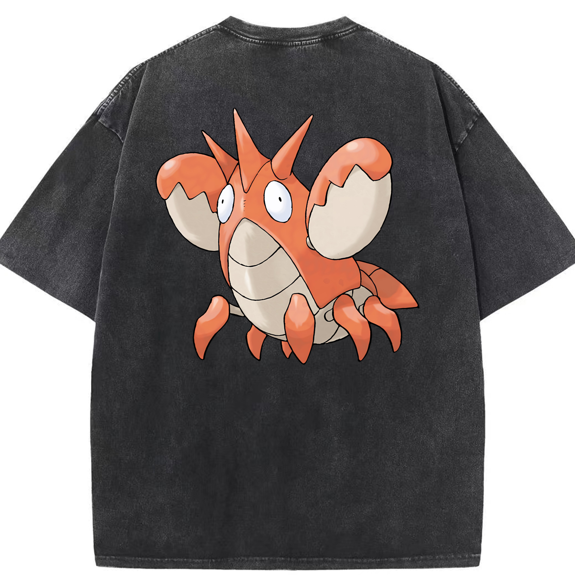 （画像用） ポケットモンスター Pokémon 綿100% ヴィンテージ風 半袖Tシャツ（背面プリント）