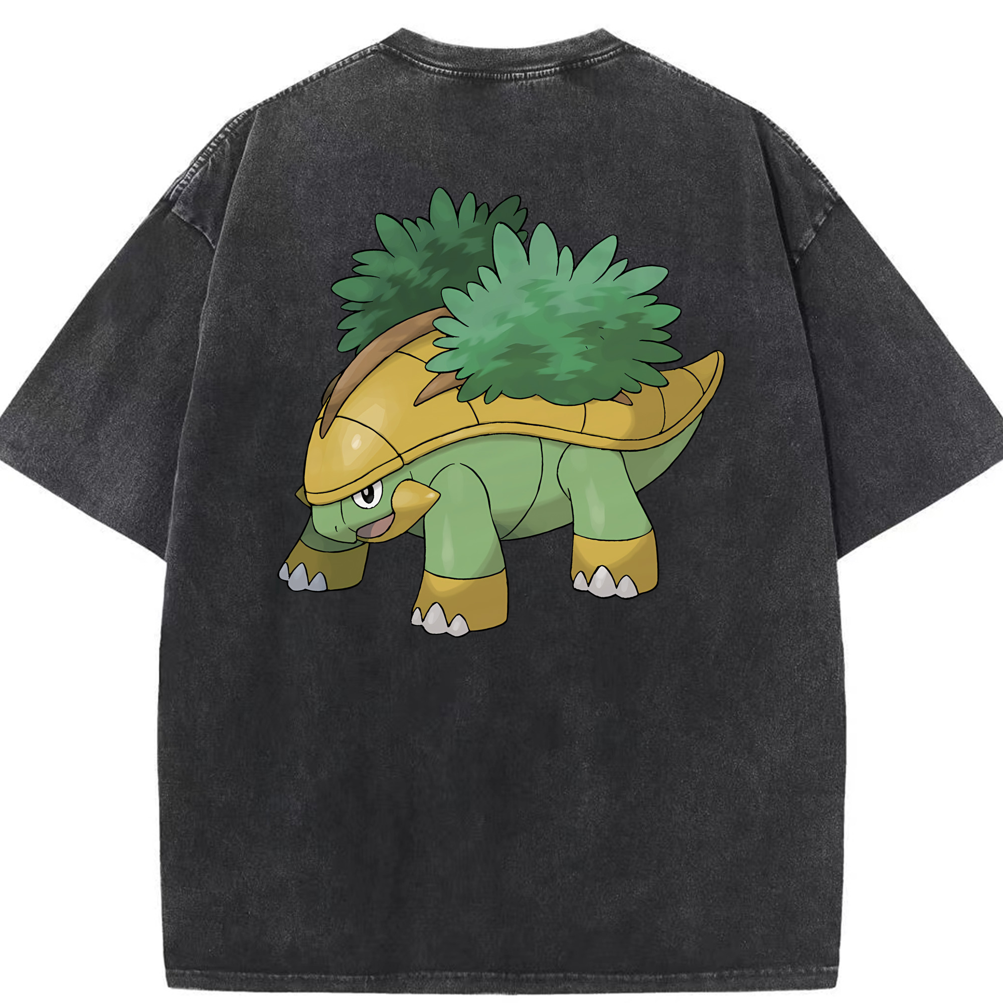（画像用） ポケットモンスター Pokémon 綿100% ヴィンテージ風 半袖Tシャツ（背面プリント）