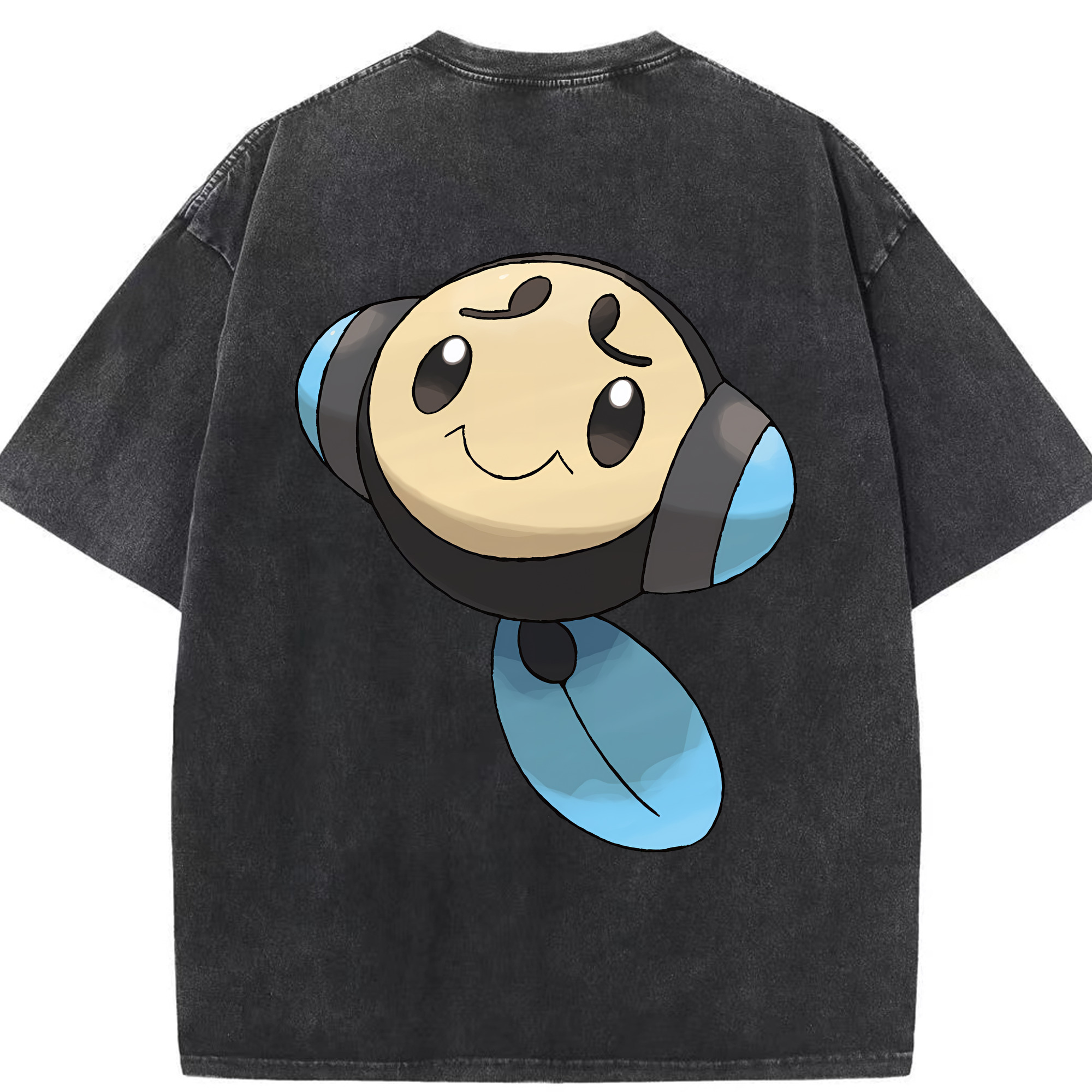（画像用） ポケットモンスター Pokémon 綿100% ヴィンテージ風 半袖Tシャツ（背面プリント）