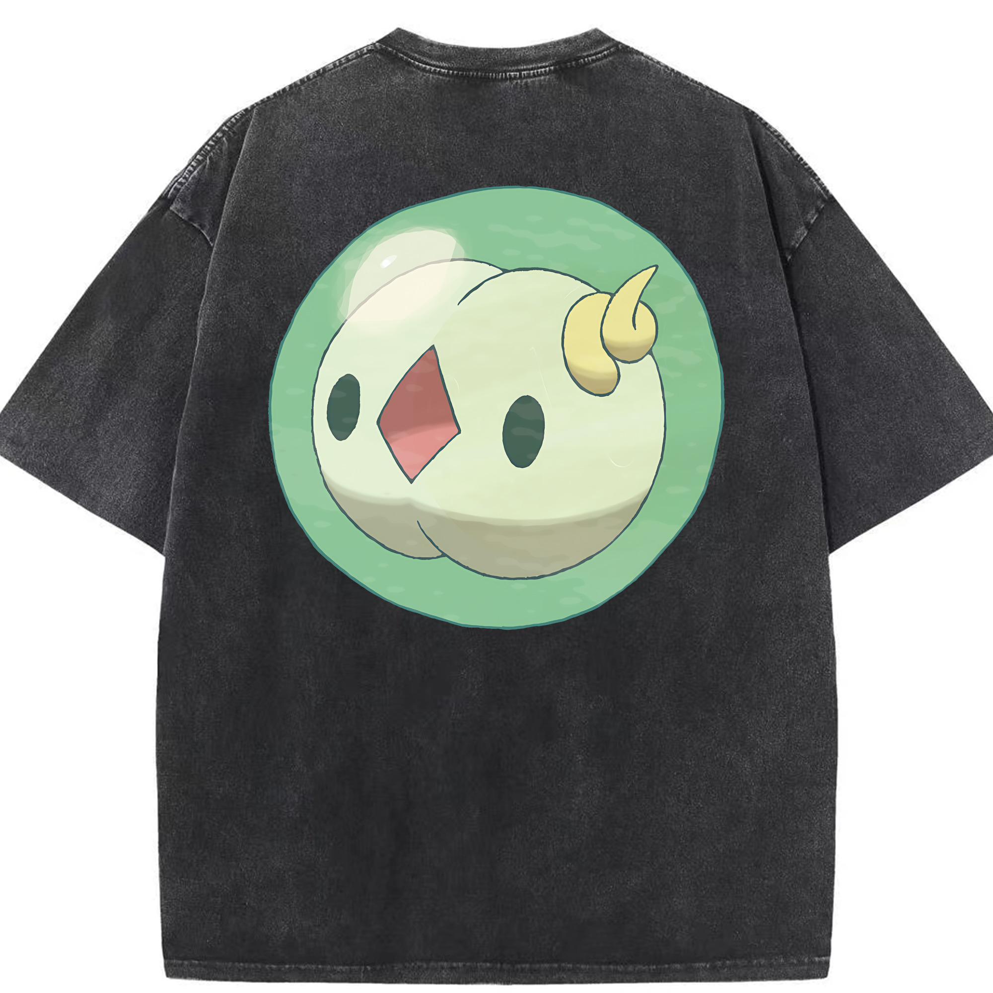 （画像用） ポケットモンスター Pokémon 綿100% ヴィンテージ風 半袖Tシャツ（背面プリント）