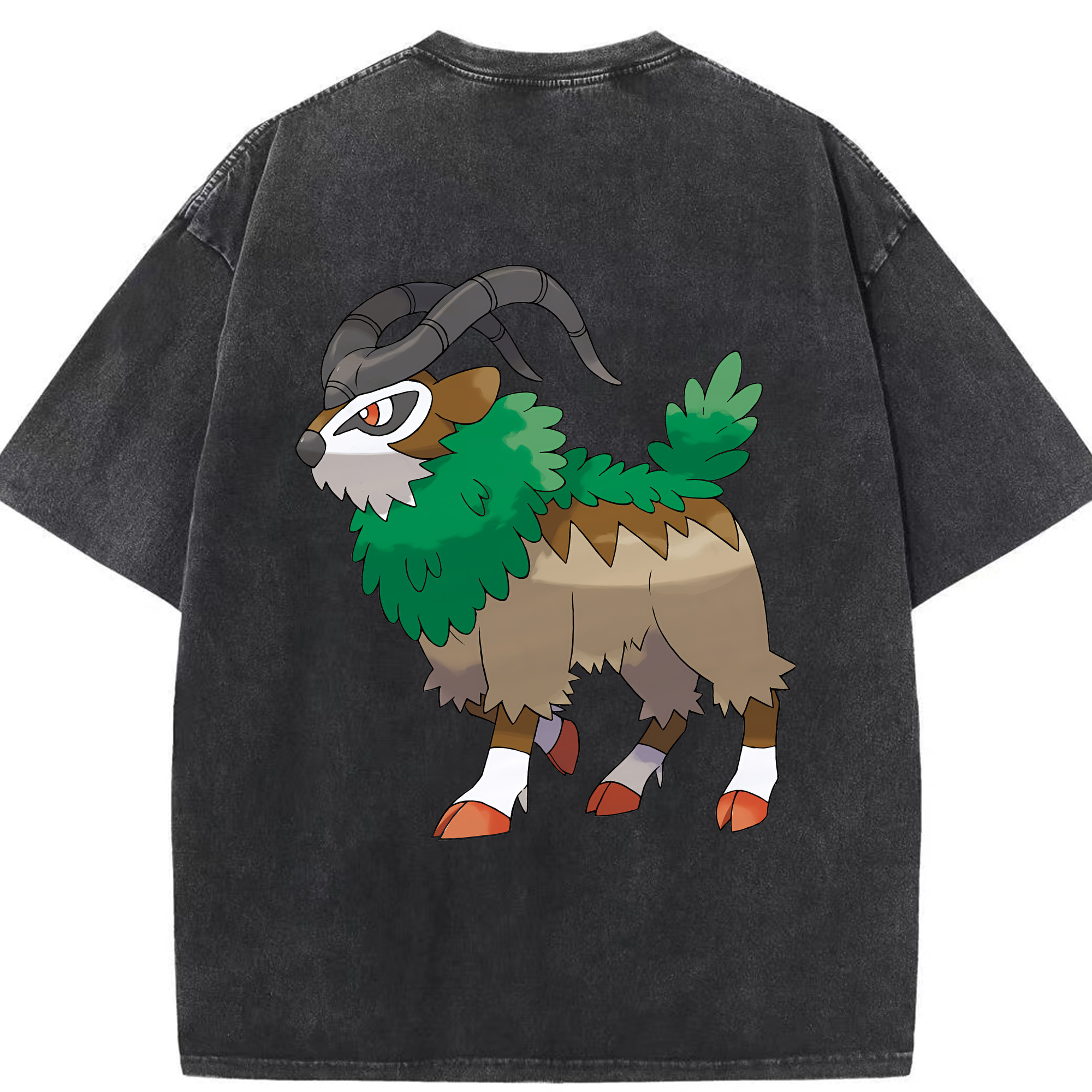 （画像用） ポケットモンスター Pokémon 綿100% ヴィンテージ風 半袖Tシャツ（背面プリント）