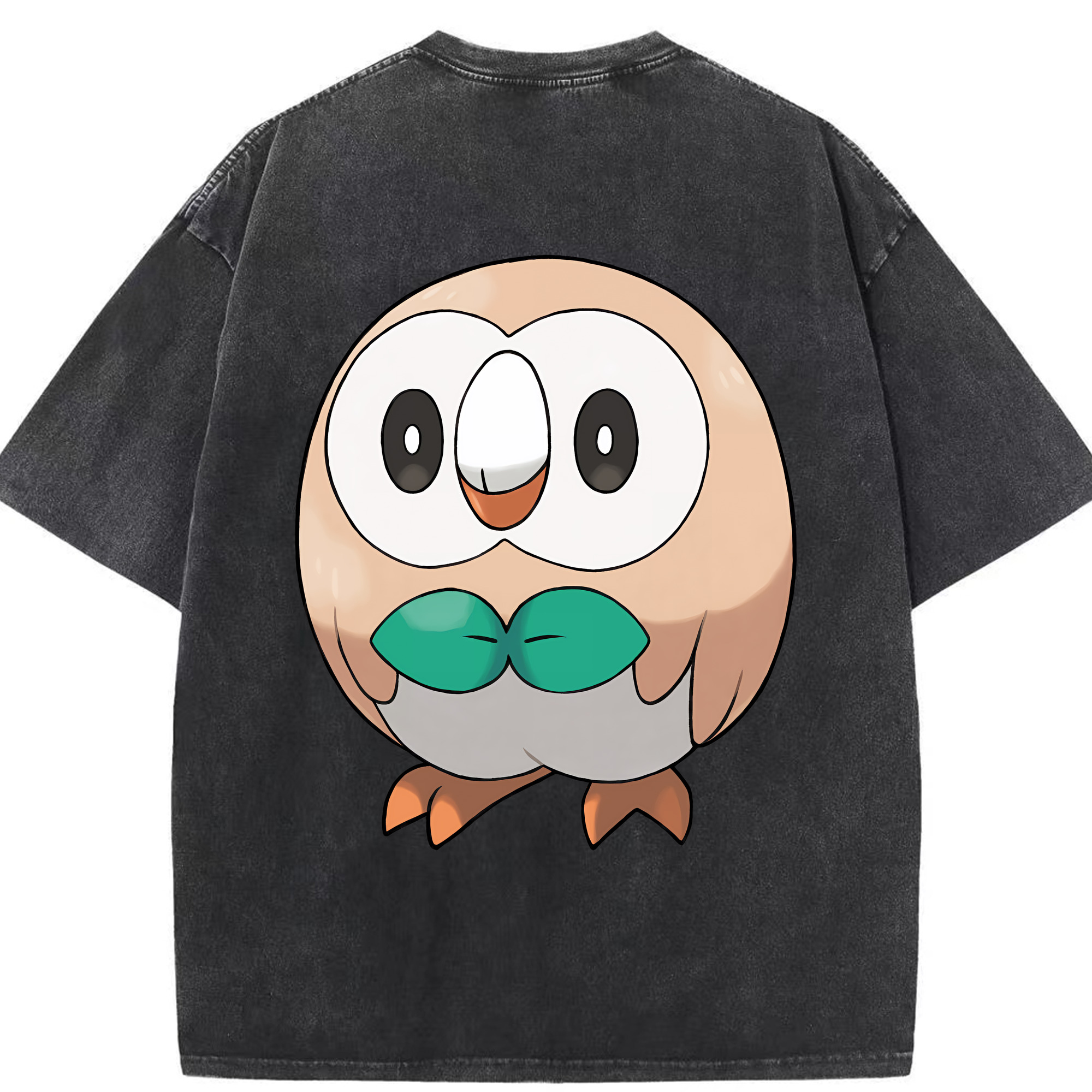 （画像用） ポケットモンスター Pokémon 綿100% ヴィンテージ風 半袖Tシャツ（背面プリント）