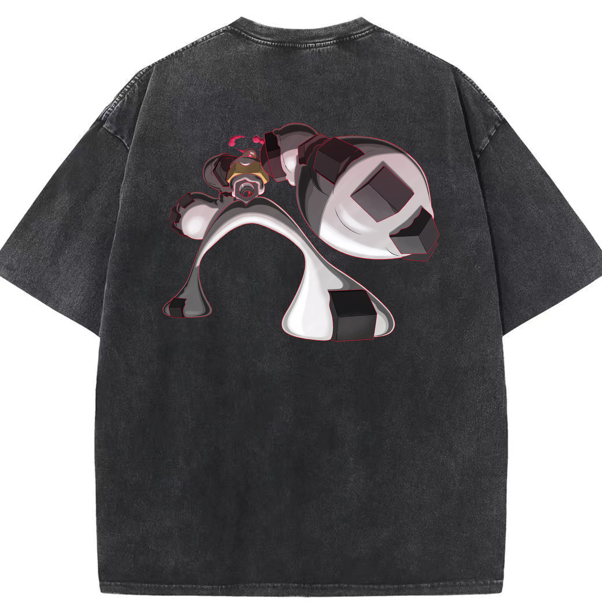 （画像用） ポケットモンスター Pokémon 綿100% ヴィンテージ風 半袖Tシャツ（背面プリント）