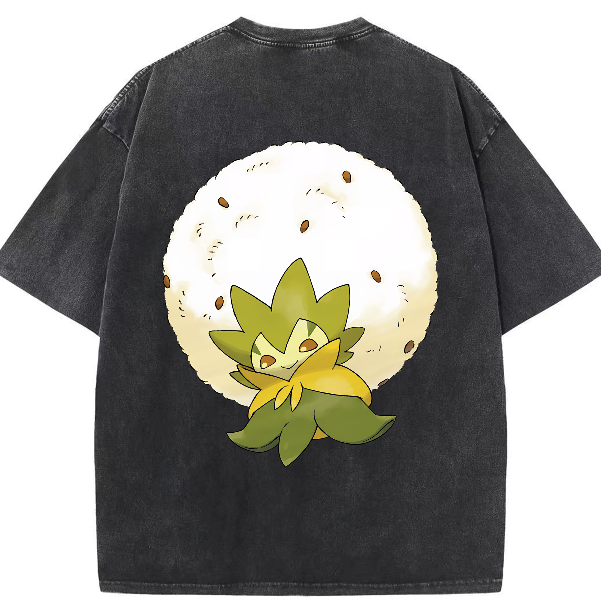 （画像用） ポケットモンスター Pokémon 綿100% ヴィンテージ風 半袖Tシャツ（背面プリント）