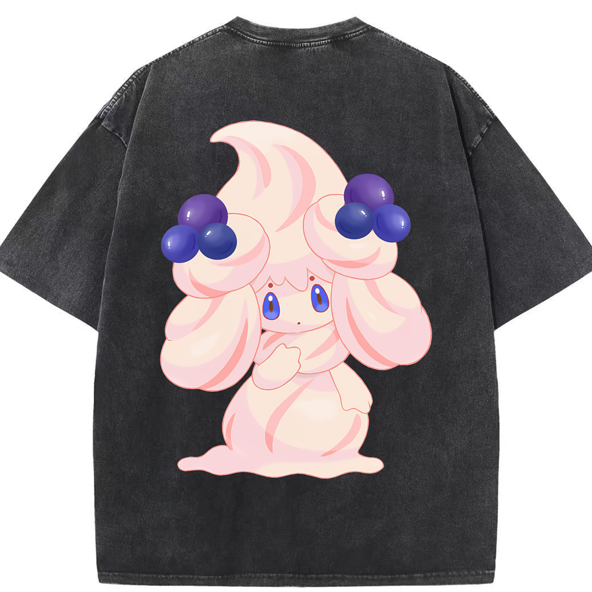 （画像用） ポケットモンスター Pokémon 綿100% ヴィンテージ風 半袖Tシャツ（背面プリント）