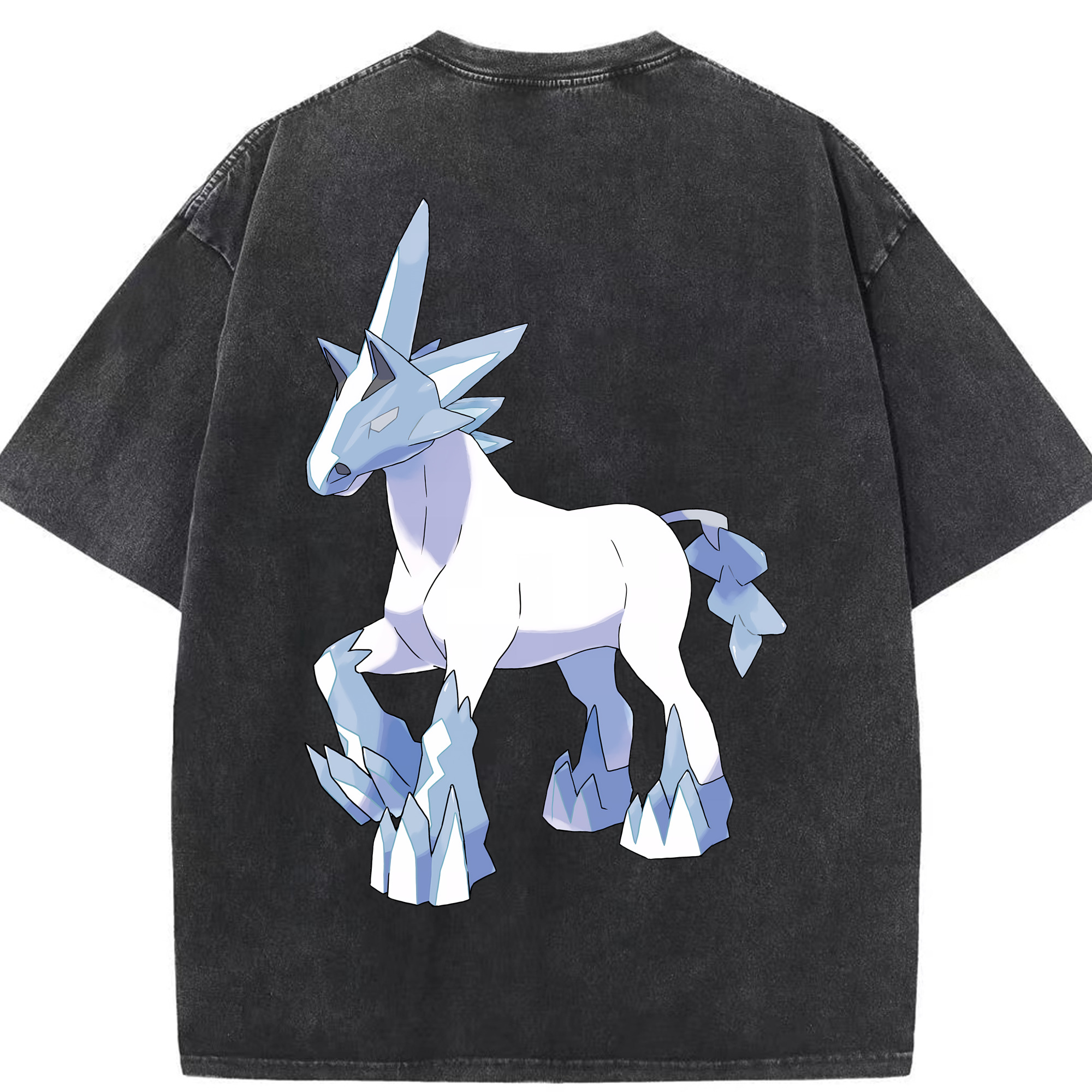 （画像用） ポケットモンスター Pokémon 綿100% ヴィンテージ風 半袖Tシャツ（背面プリント）