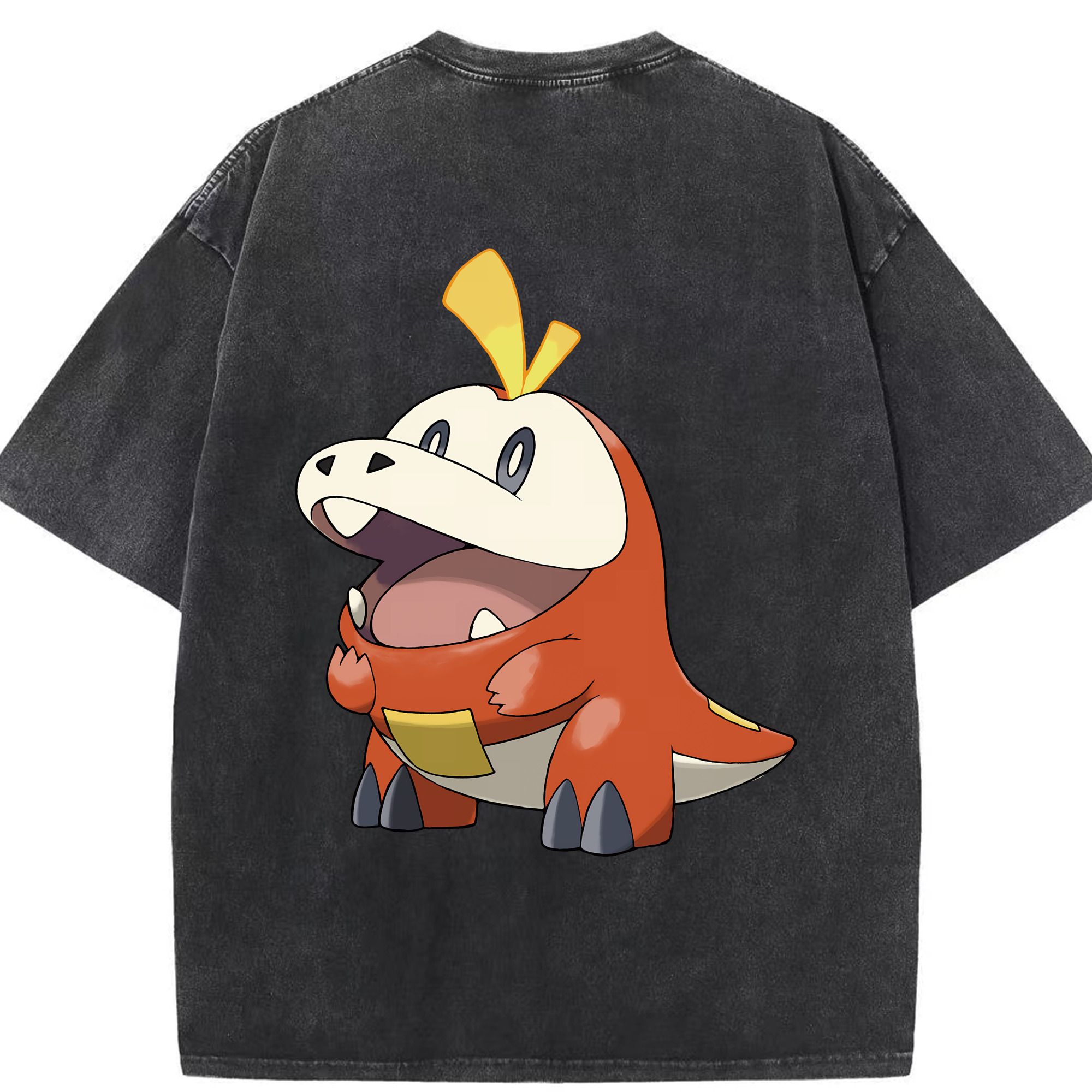 （画像用） ポケットモンスター Pokémon 綿100% ヴィンテージ風 半袖Tシャツ（背面プリント）