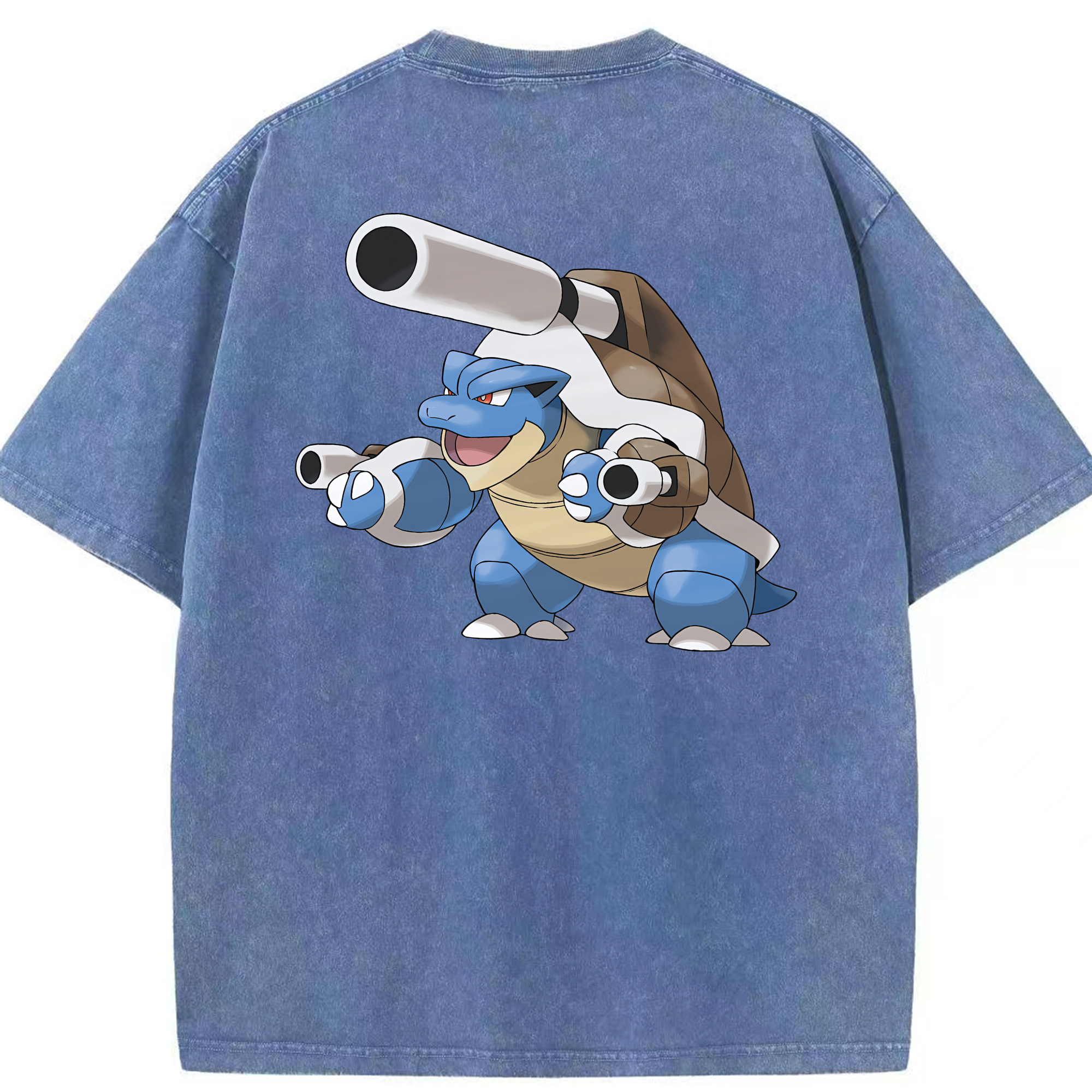 （画像用） ポケットモンスター Pokémon 綿100% ヴィンテージ風 半袖Tシャツ（背面プリント）