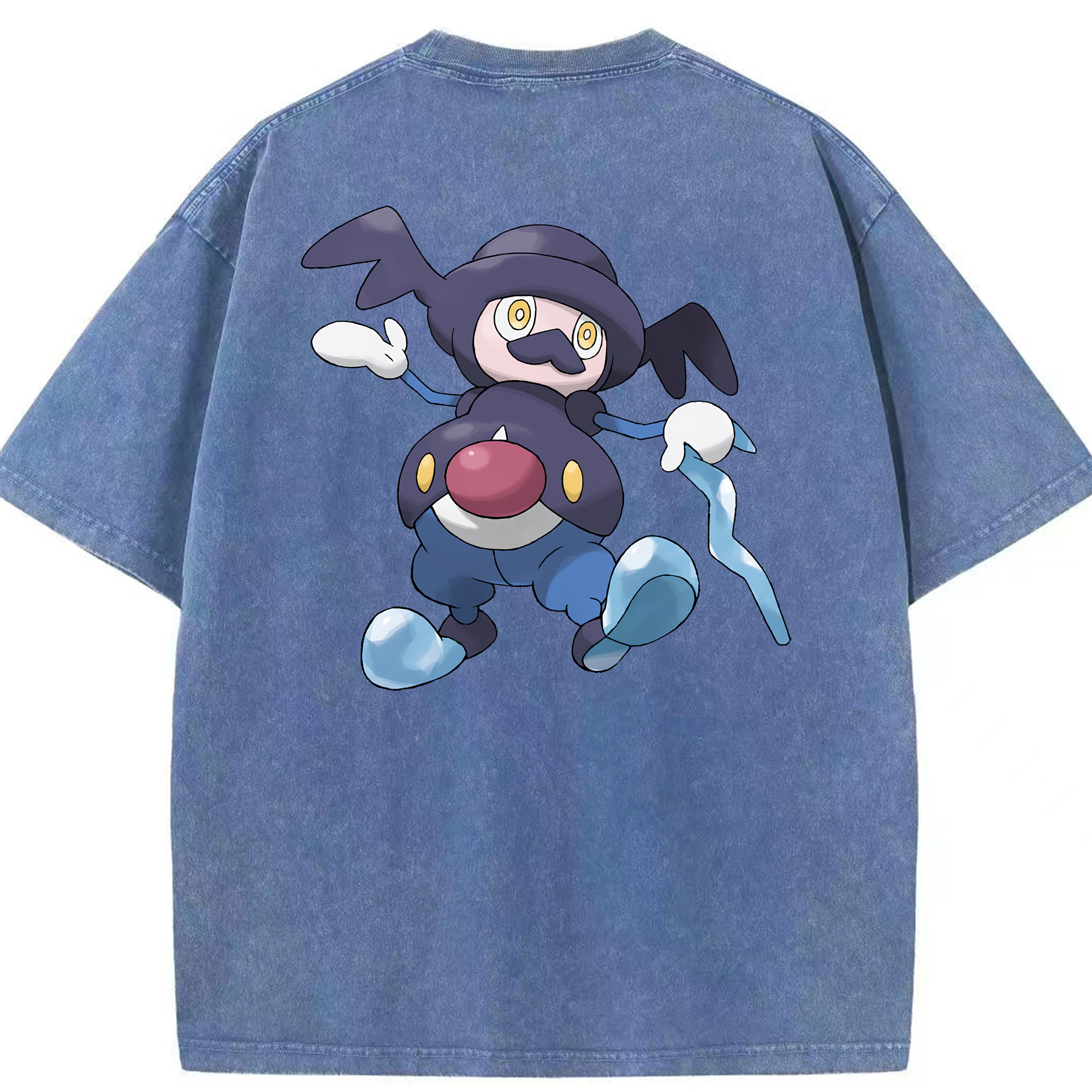 （画像用） ポケットモンスター Pokémon 綿100% ヴィンテージ風 半袖Tシャツ（背面プリント）