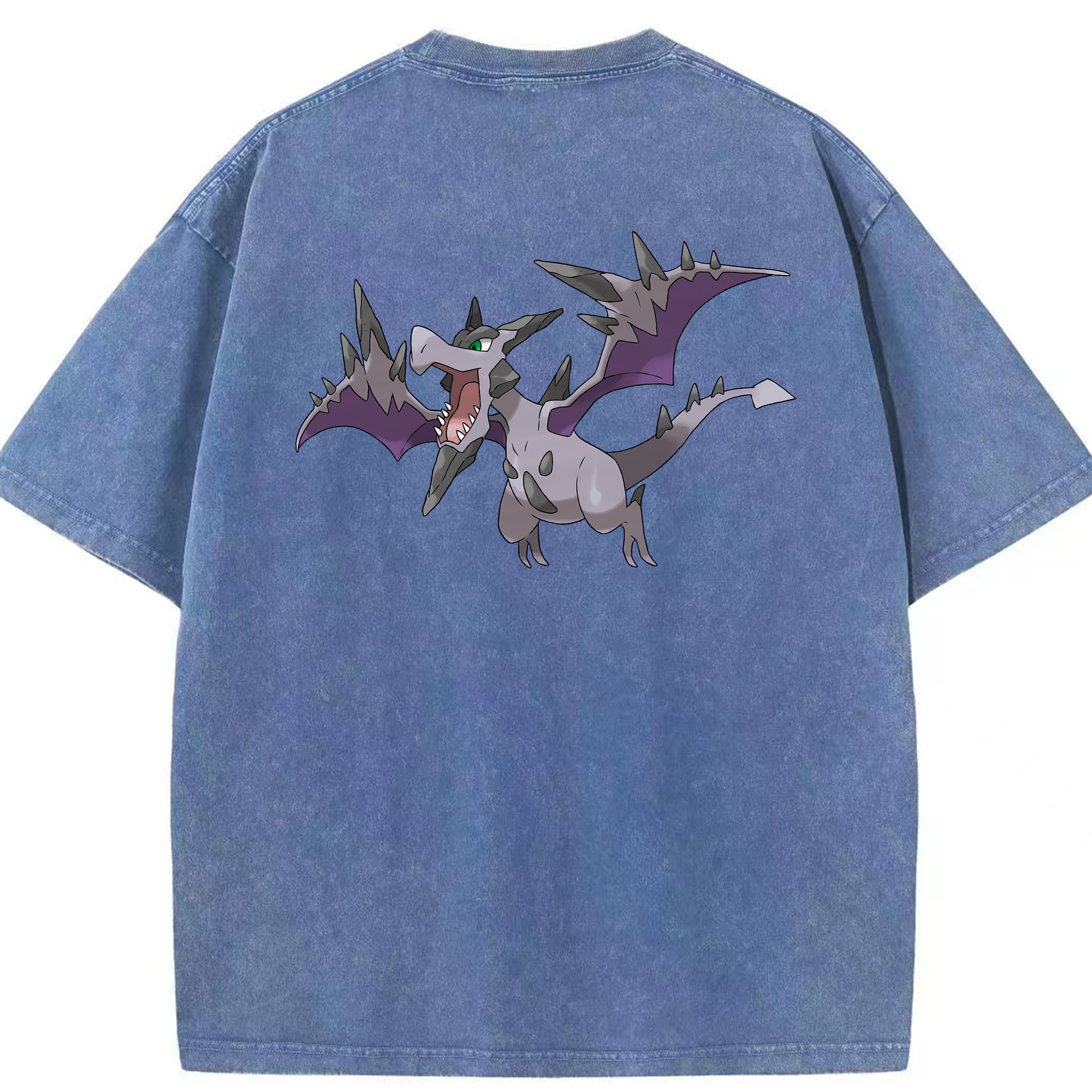 （画像用） ポケットモンスター Pokémon 綿100% ヴィンテージ風 半袖Tシャツ（背面プリント）