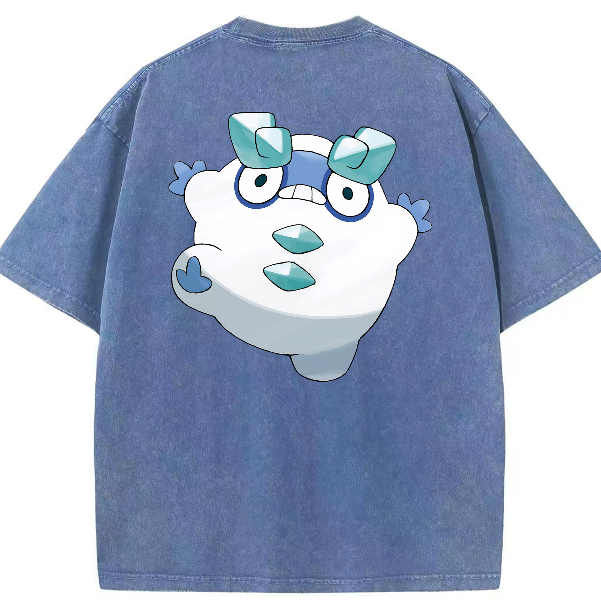 （画像用） ポケットモンスター Pokémon 綿100% ヴィンテージ風 半袖Tシャツ（背面プリント）