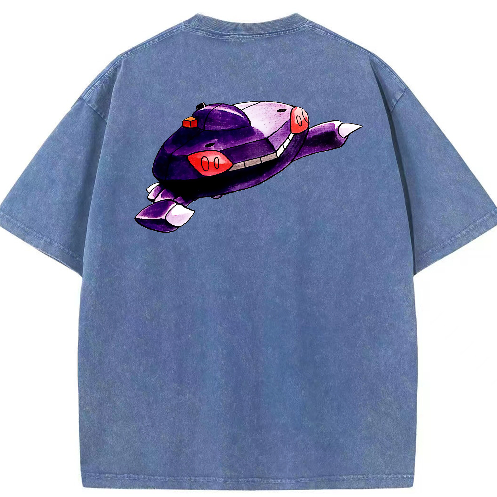 （画像用） ポケットモンスター Pokémon 綿100% ヴィンテージ風 半袖Tシャツ（背面プリント）