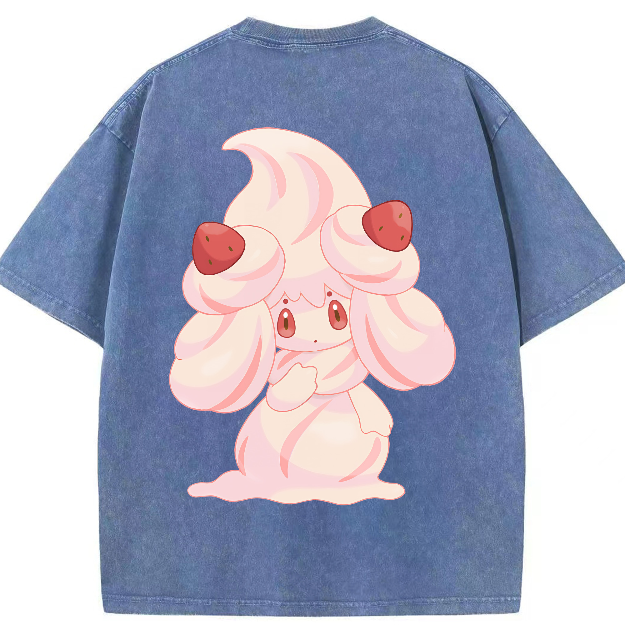 （画像用） ポケットモンスター Pokémon 綿100% ヴィンテージ風 半袖Tシャツ（背面プリント）
