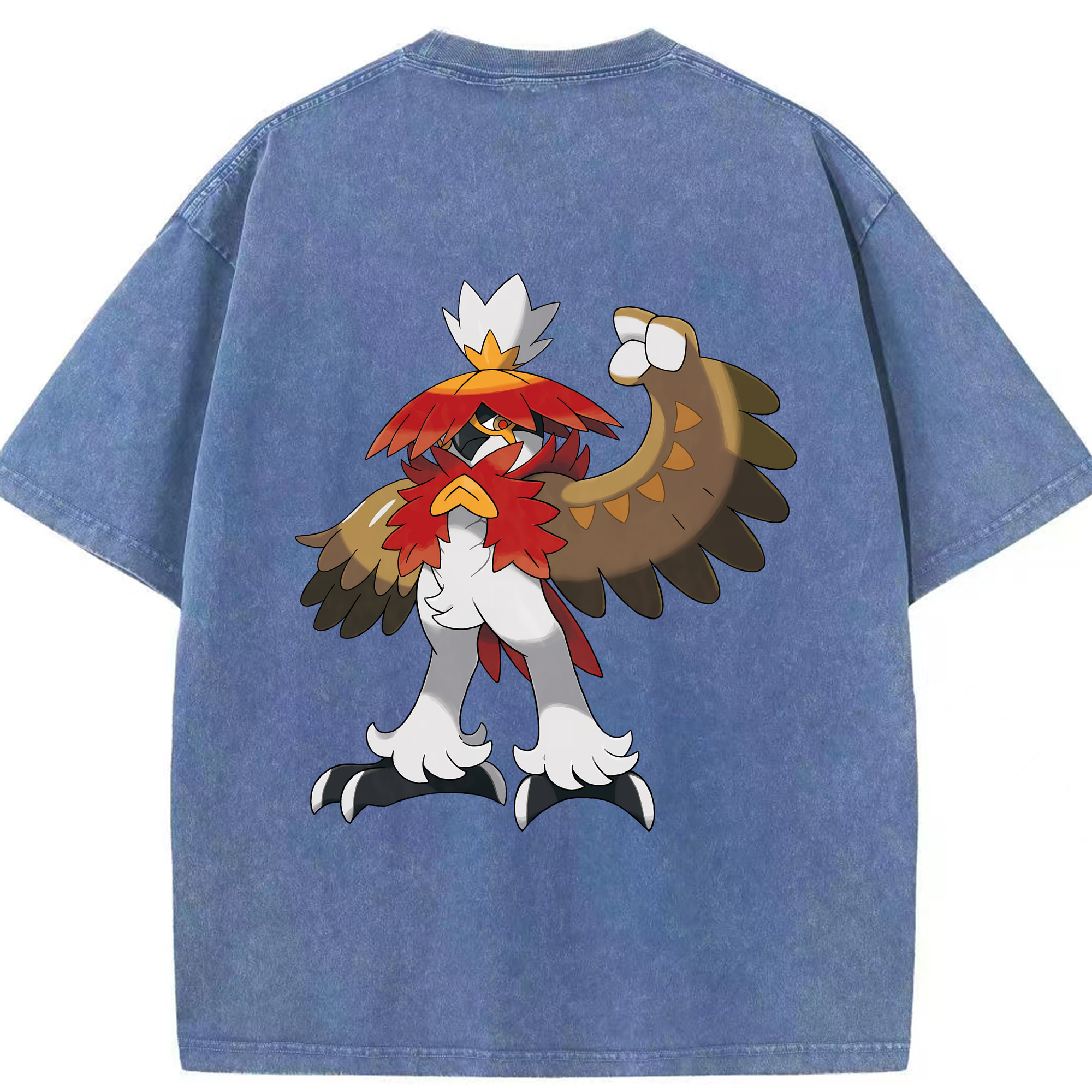 （画像用） ポケットモンスター Pokémon 綿100% ヴィンテージ風 半袖Tシャツ（背面プリント）