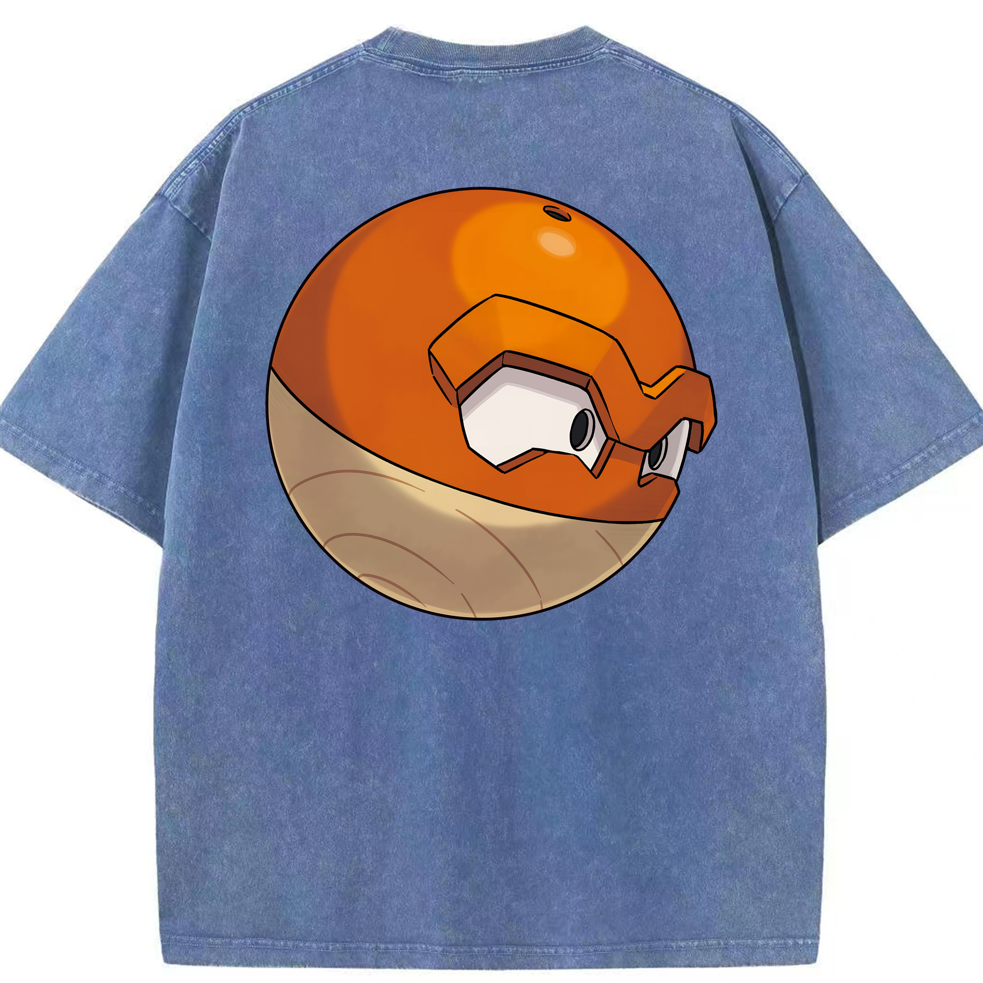 （画像用） ポケットモンスター Pokémon 綿100% ヴィンテージ風 半袖Tシャツ（背面プリント）
