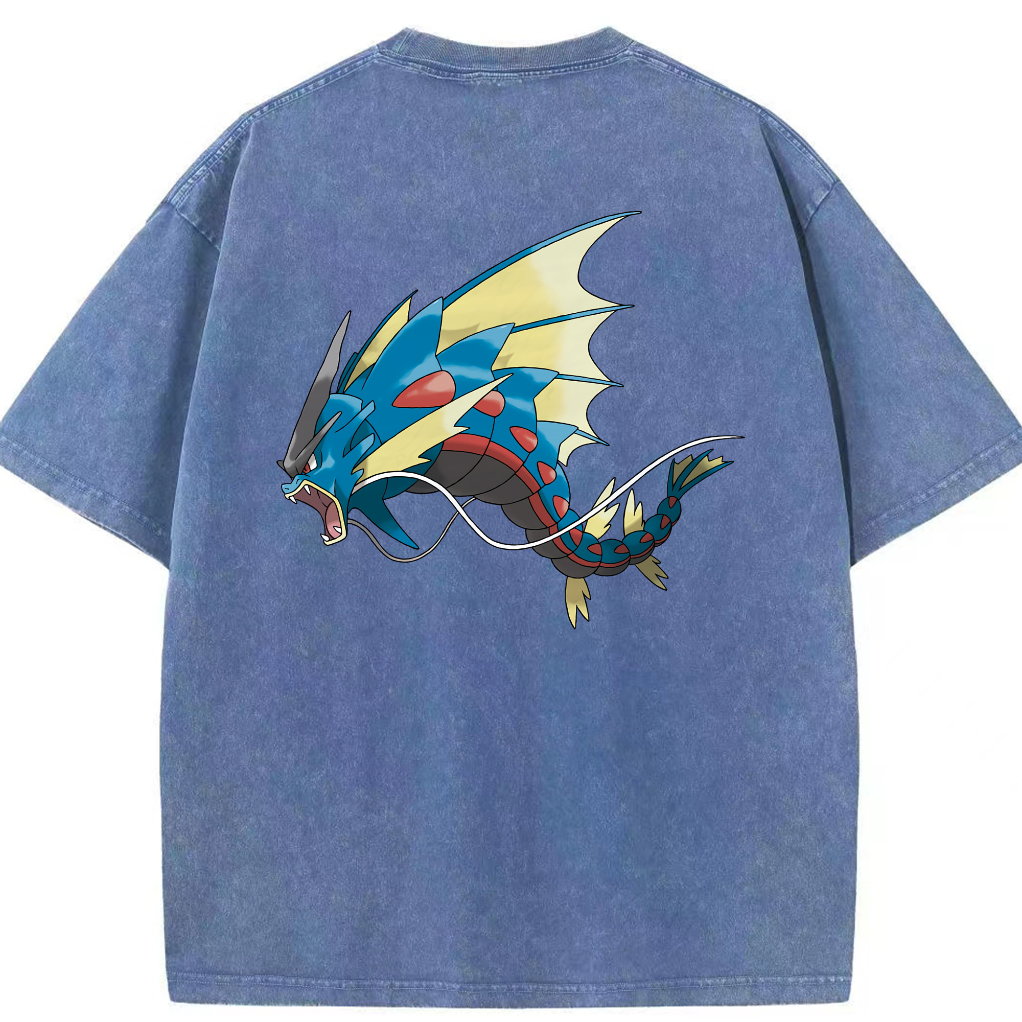 （画像用） ポケットモンスター Pokémon 綿100% ヴィンテージ風 半袖Tシャツ（背面プリント）