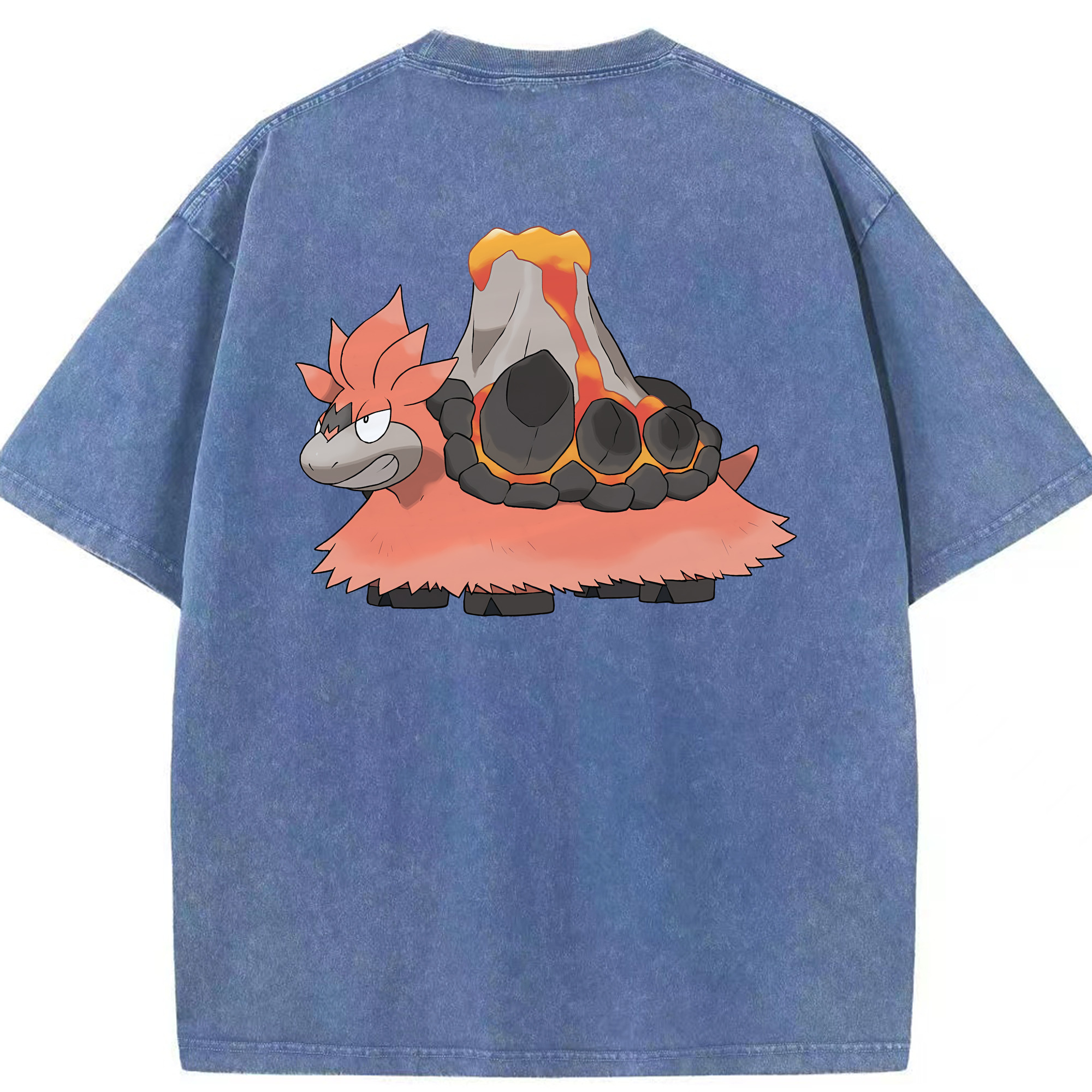 （画像用） ポケットモンスター Pokémon 綿100% ヴィンテージ風 半袖Tシャツ（背面プリント）