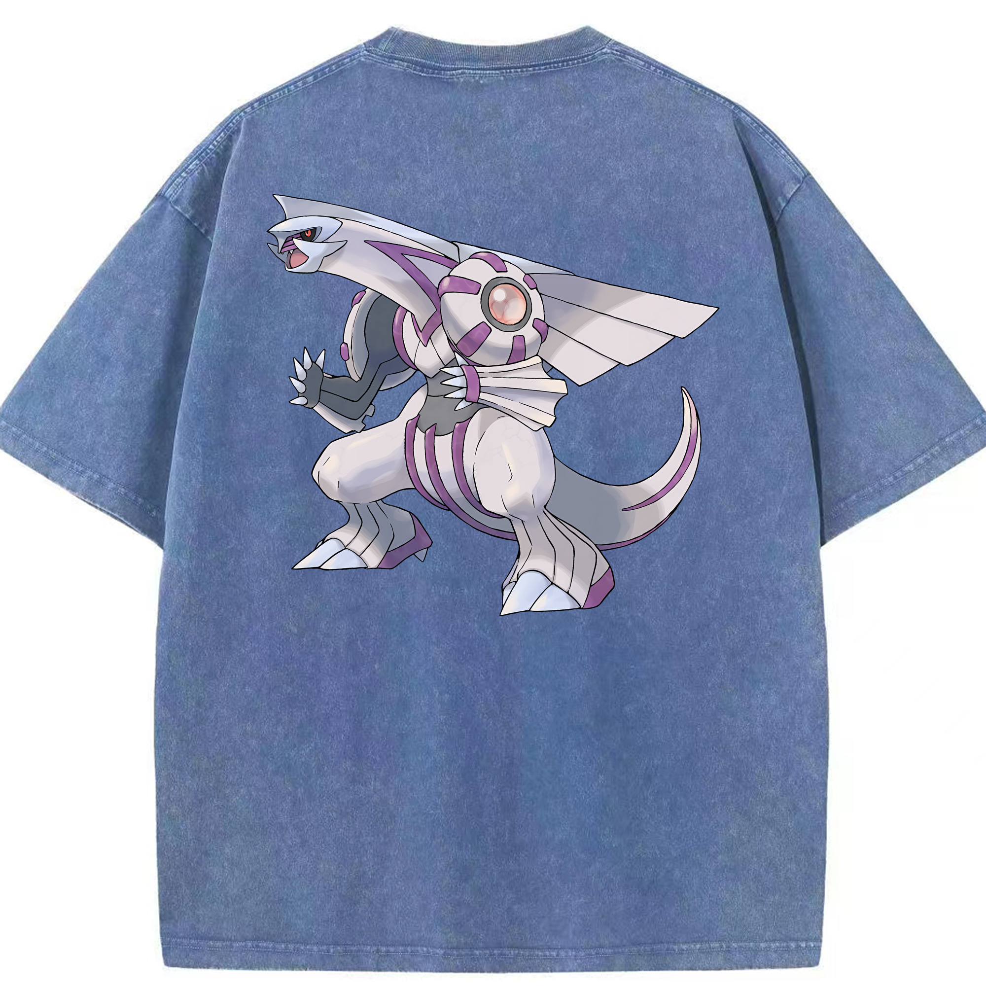 （画像用） ポケットモンスター Pokémon 綿100% ヴィンテージ風 半袖Tシャツ（背面プリント）