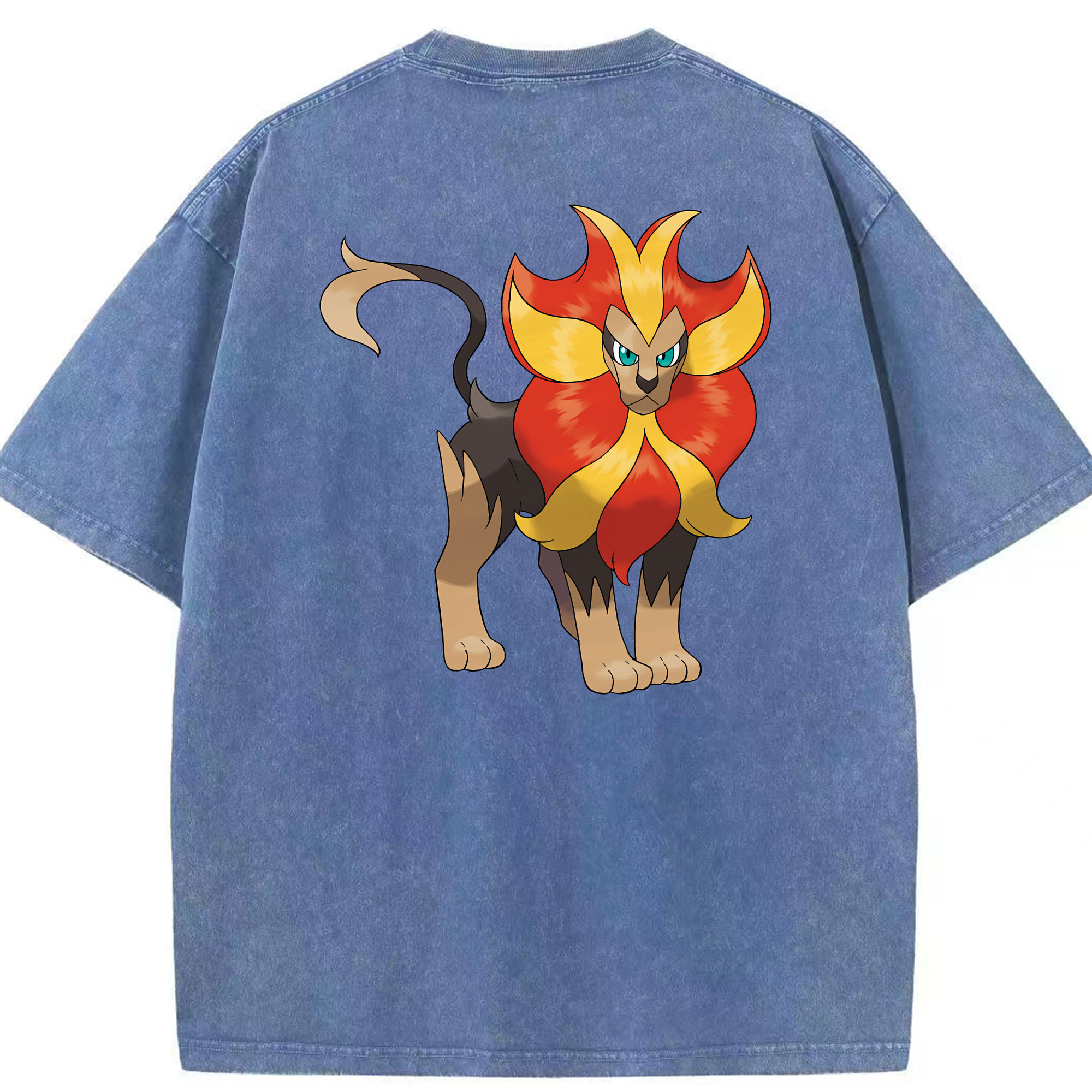 （画像用） ポケットモンスター Pokémon 綿100% ヴィンテージ風 半袖Tシャツ（背面プリント）