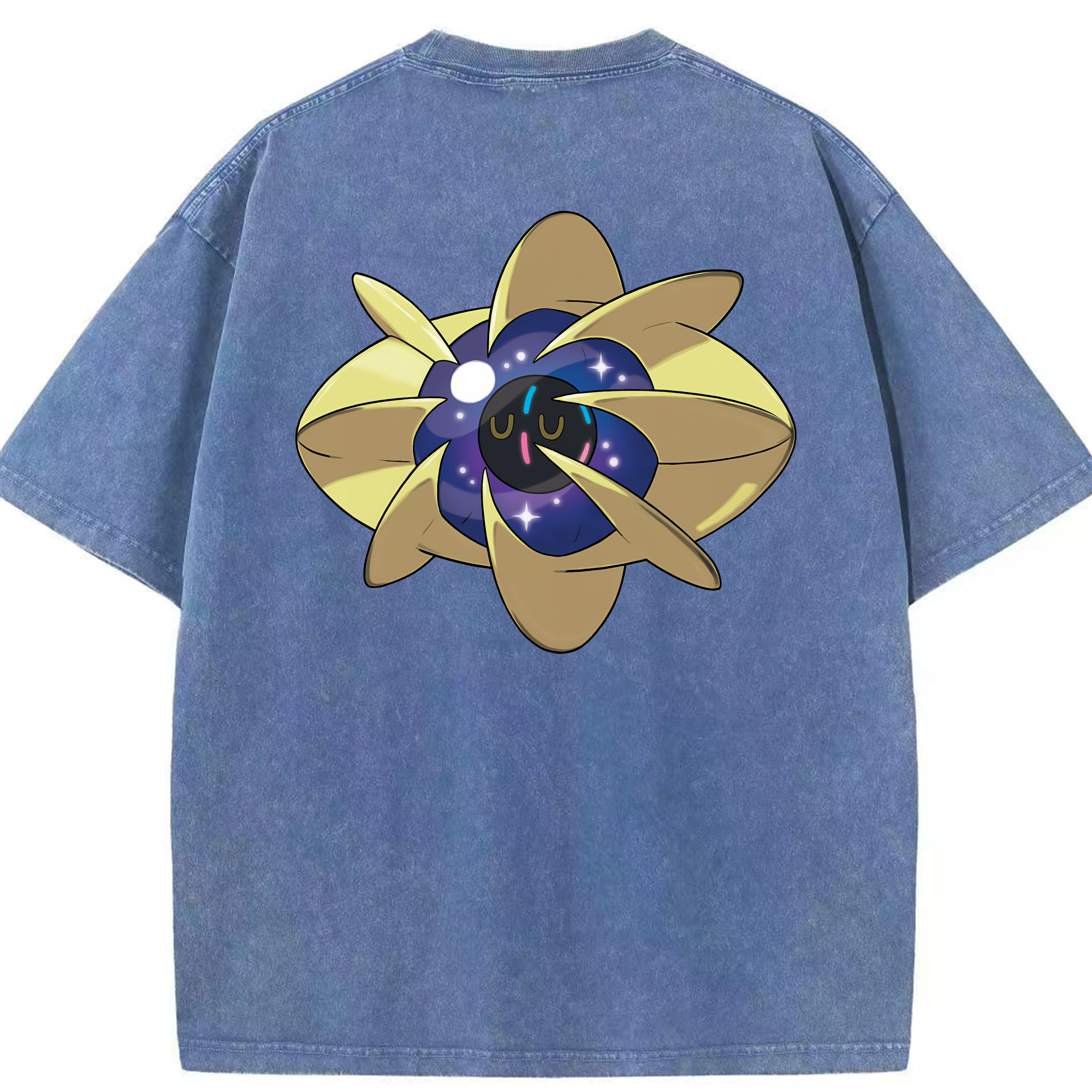 （画像用） ポケットモンスター Pokémon 綿100% ヴィンテージ風 半袖Tシャツ（背面プリント）