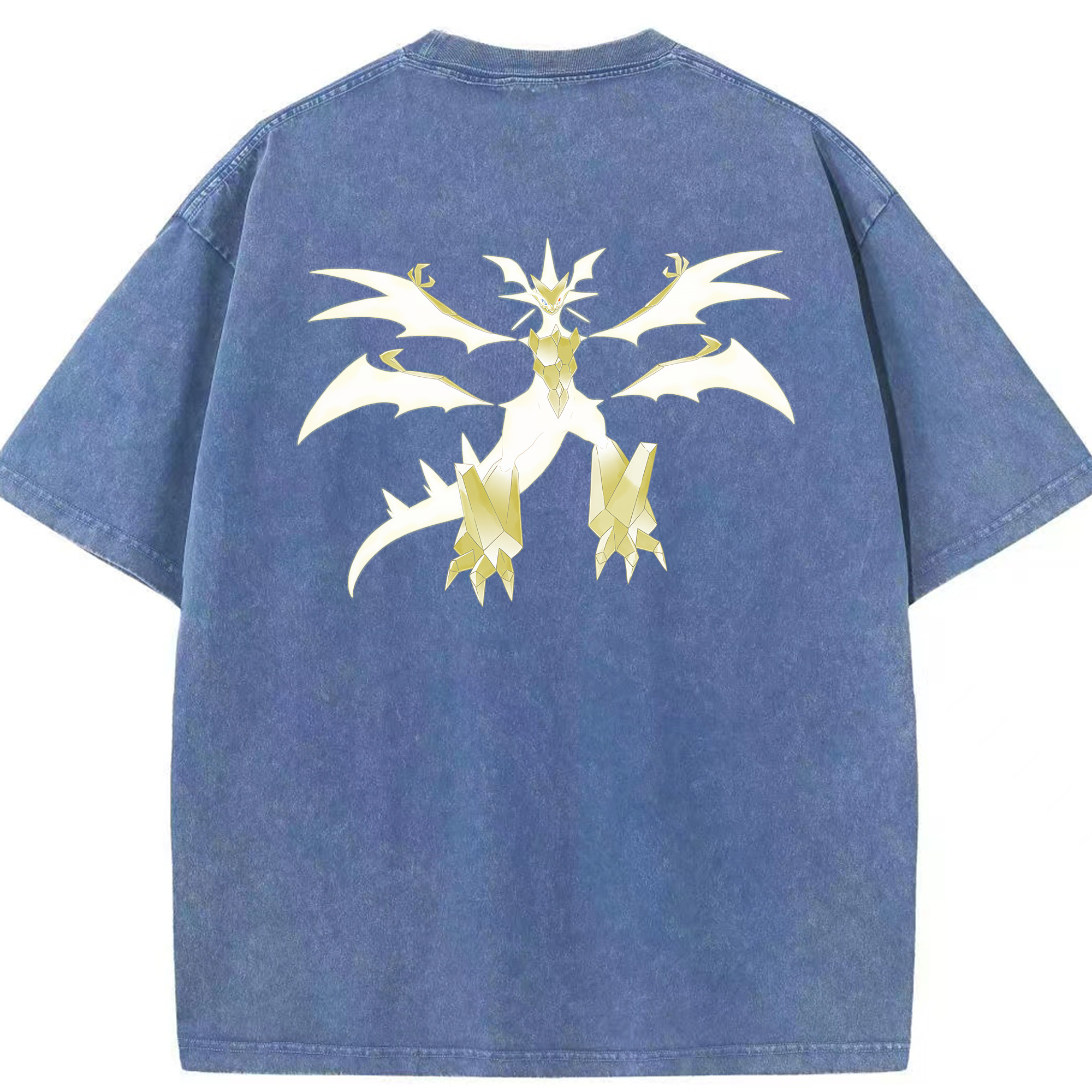 （画像用） ポケットモンスター Pokémon 綿100% ヴィンテージ風 半袖Tシャツ（背面プリント）