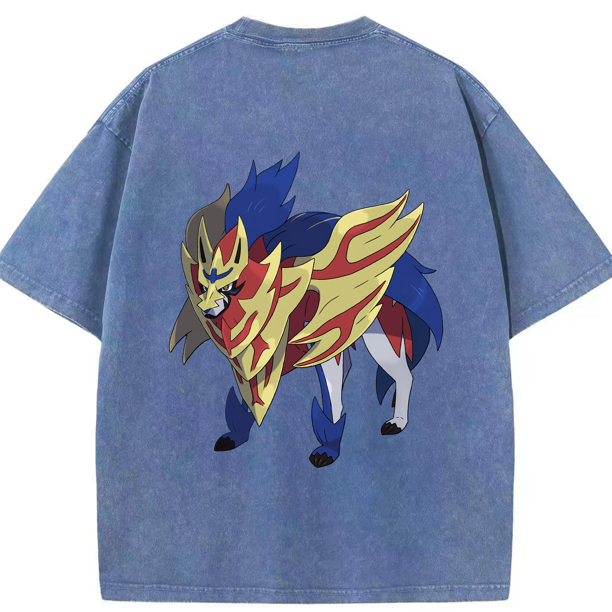 （画像用） ポケットモンスター Pokémon 綿100% ヴィンテージ風 半袖Tシャツ（背面プリント）