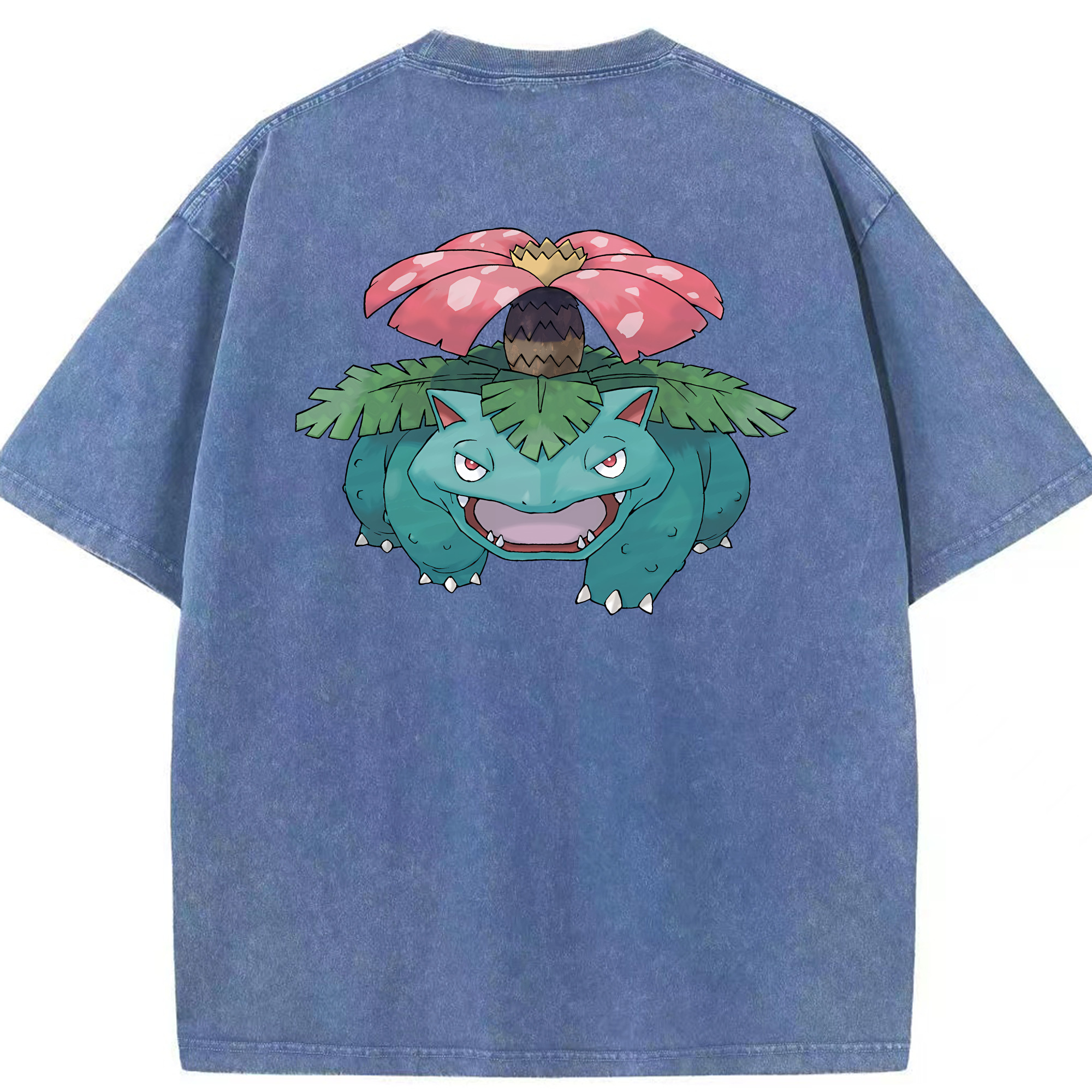 （画像用） ポケットモンスター Pokémon 綿100% ヴィンテージ風 半袖Tシャツ（背面プリント）