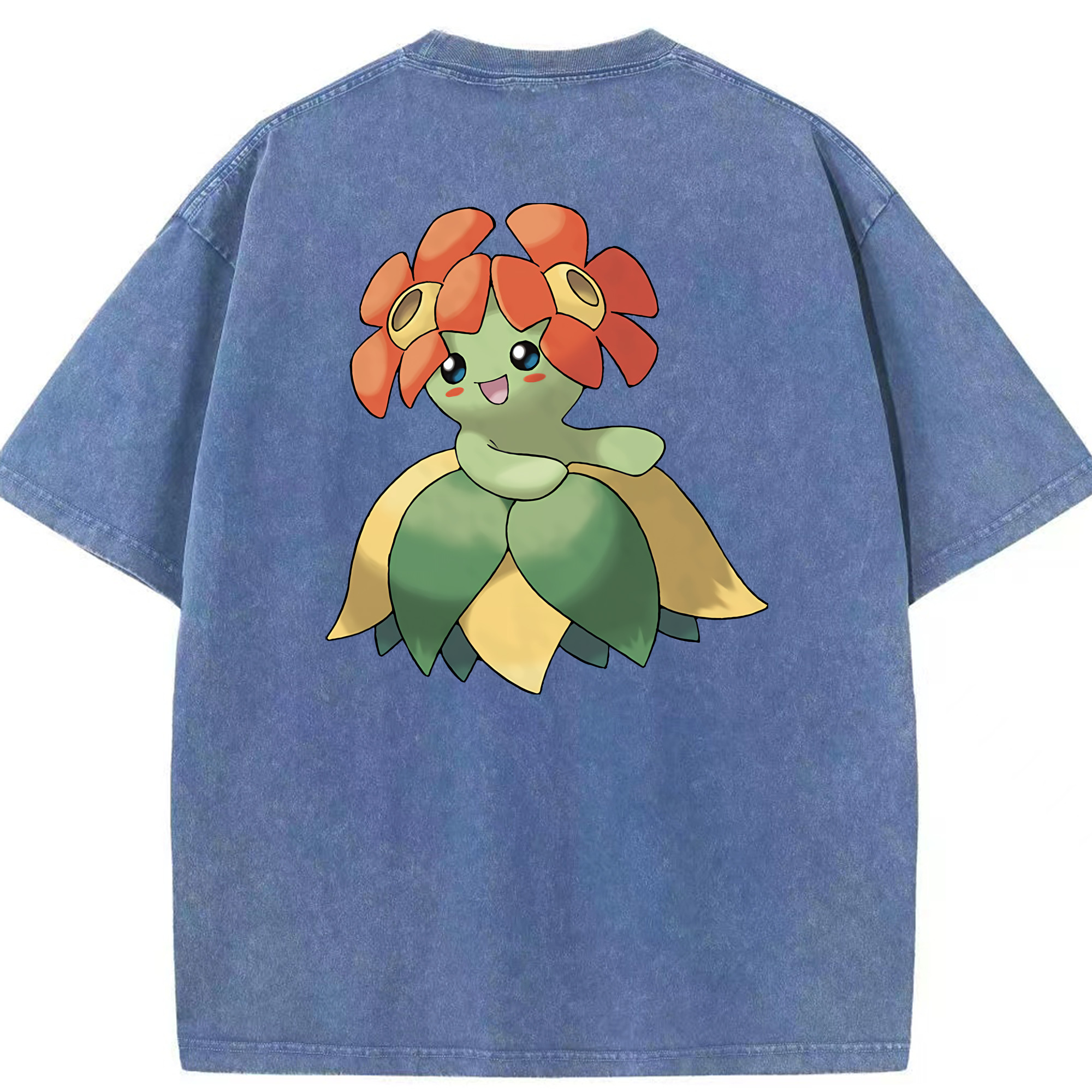 （画像用） ポケットモンスター Pokémon 綿100% ヴィンテージ風 半袖Tシャツ（背面プリント）