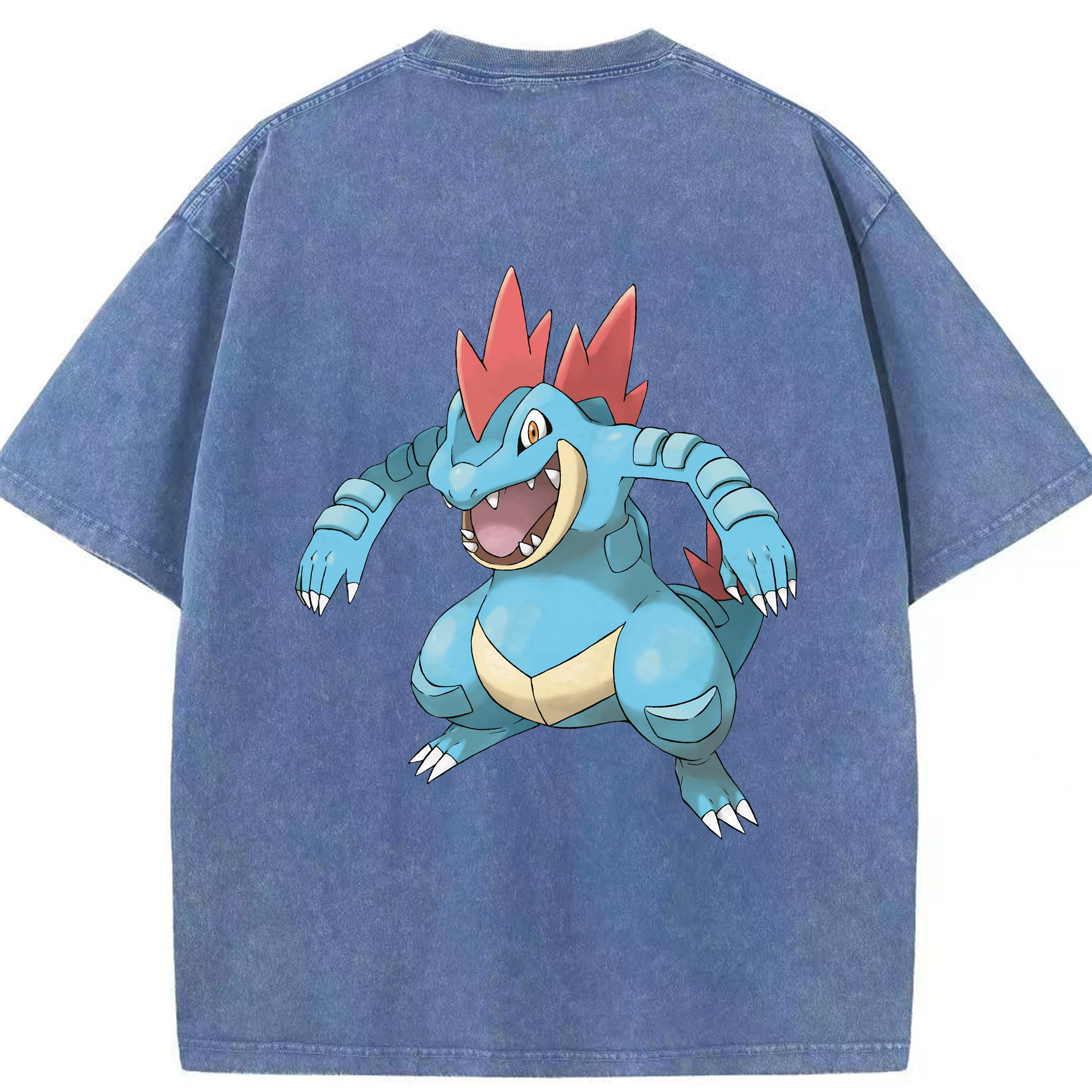 （画像用） ポケットモンスター Pokémon 綿100% ヴィンテージ風 半袖Tシャツ（背面プリント）