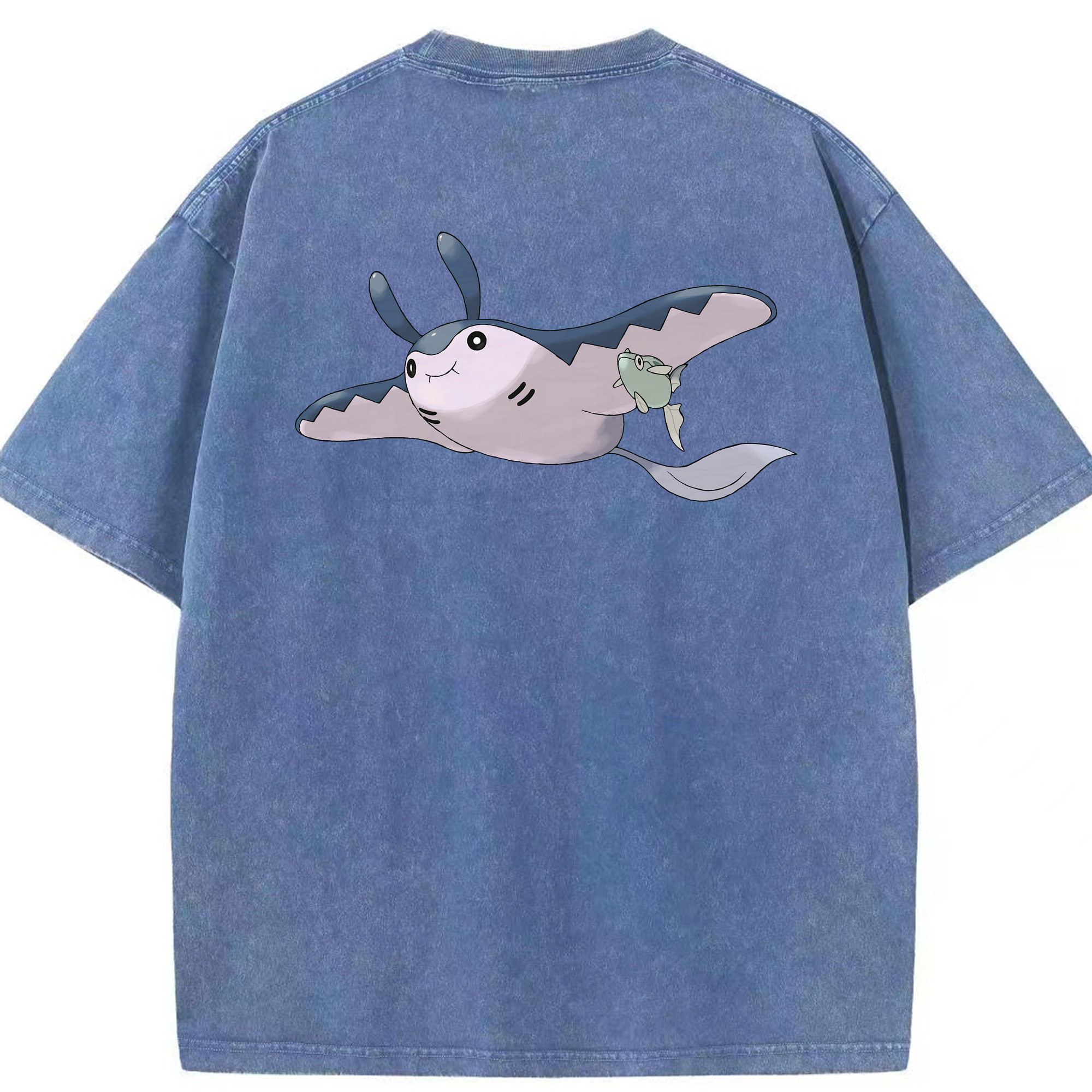 （画像用） ポケットモンスター Pokémon 綿100% ヴィンテージ風 半袖Tシャツ（背面プリント）