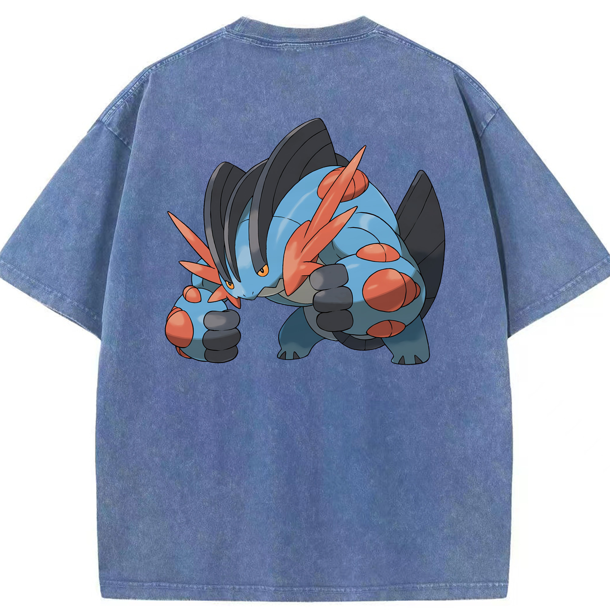 （画像用） ポケットモンスター Pokémon 綿100% ヴィンテージ風 半袖Tシャツ（背面プリント）