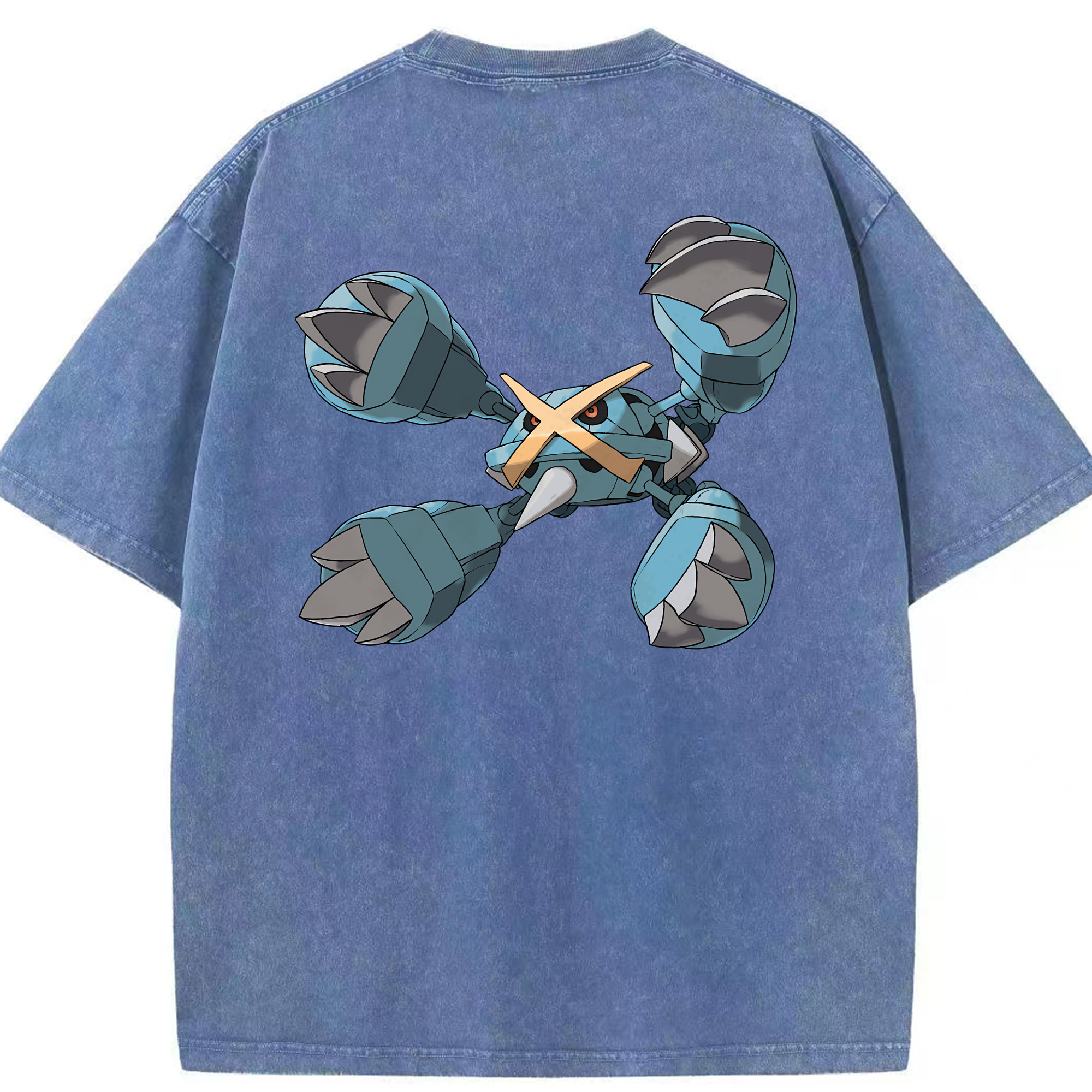 （画像用） ポケットモンスター Pokémon 綿100% ヴィンテージ風 半袖Tシャツ（背面プリント）