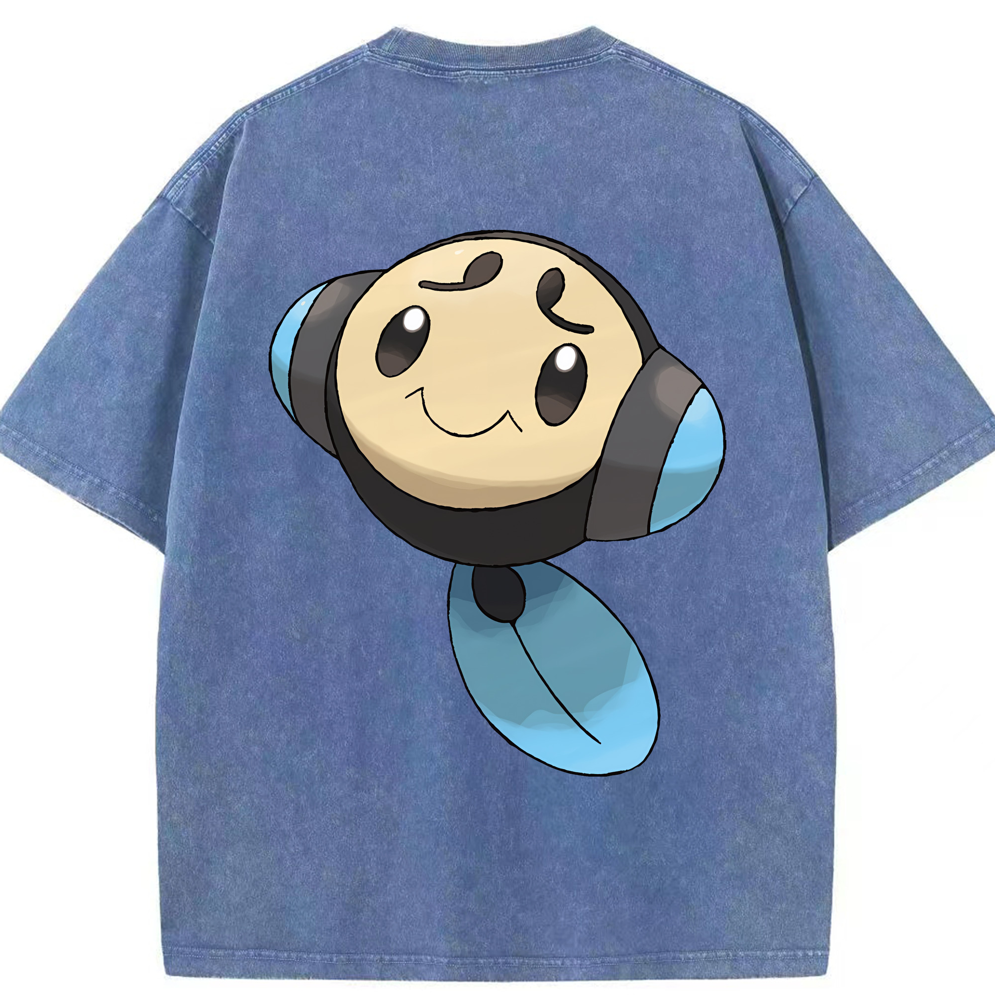 （画像用） ポケットモンスター Pokémon 綿100% ヴィンテージ風 半袖Tシャツ（背面プリント）