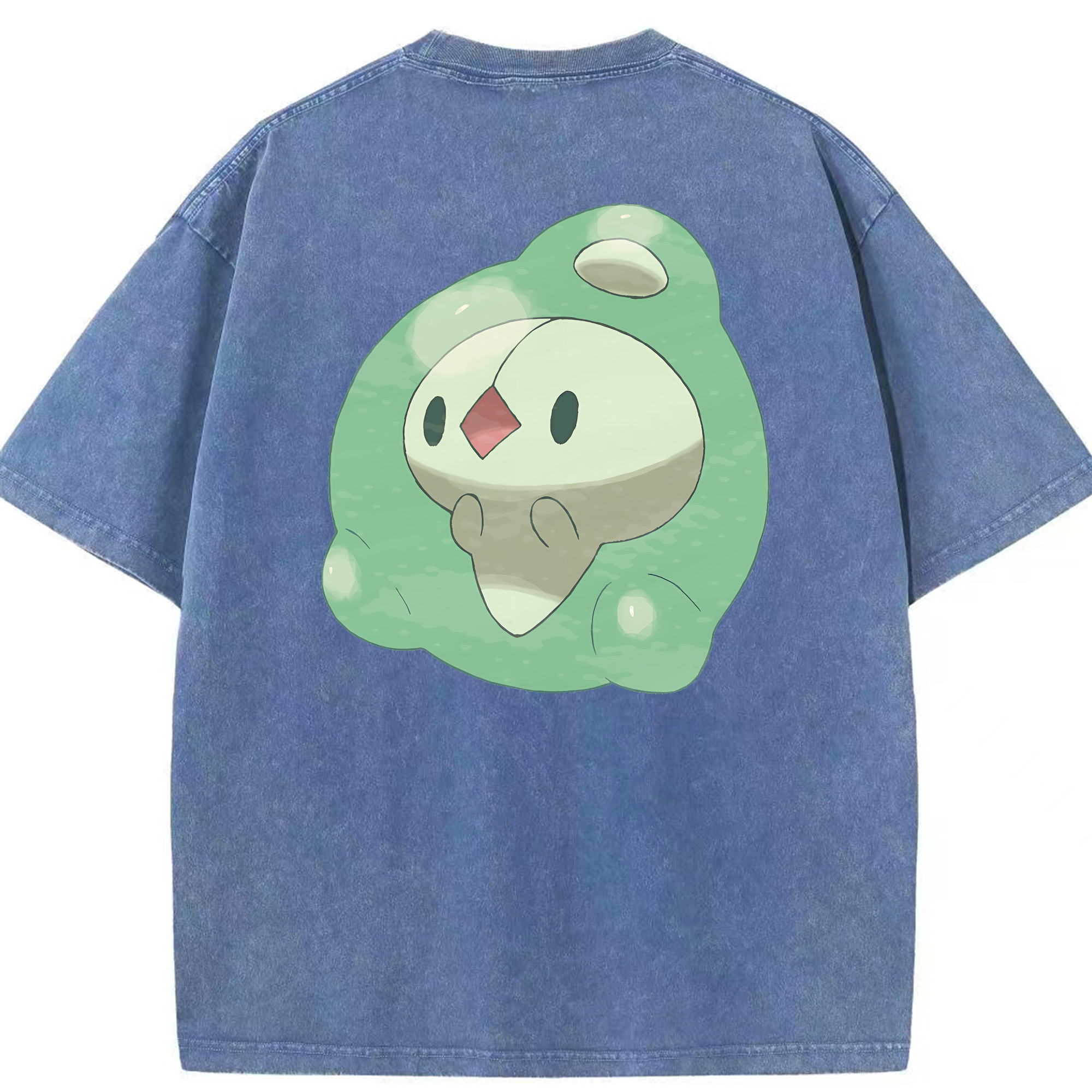 （画像用） ポケットモンスター Pokémon 綿100% ヴィンテージ風 半袖Tシャツ（背面プリント）