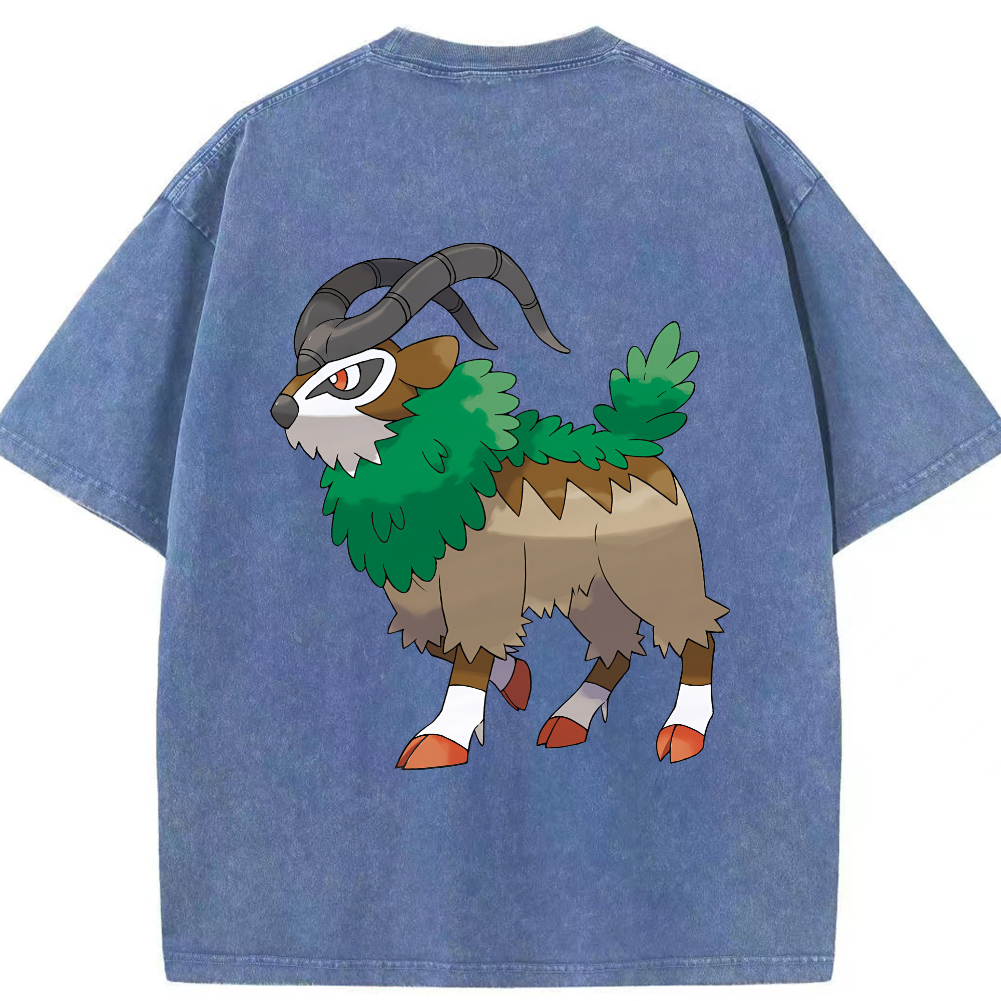 （画像用） ポケットモンスター Pokémon 綿100% ヴィンテージ風 半袖Tシャツ（背面プリント）