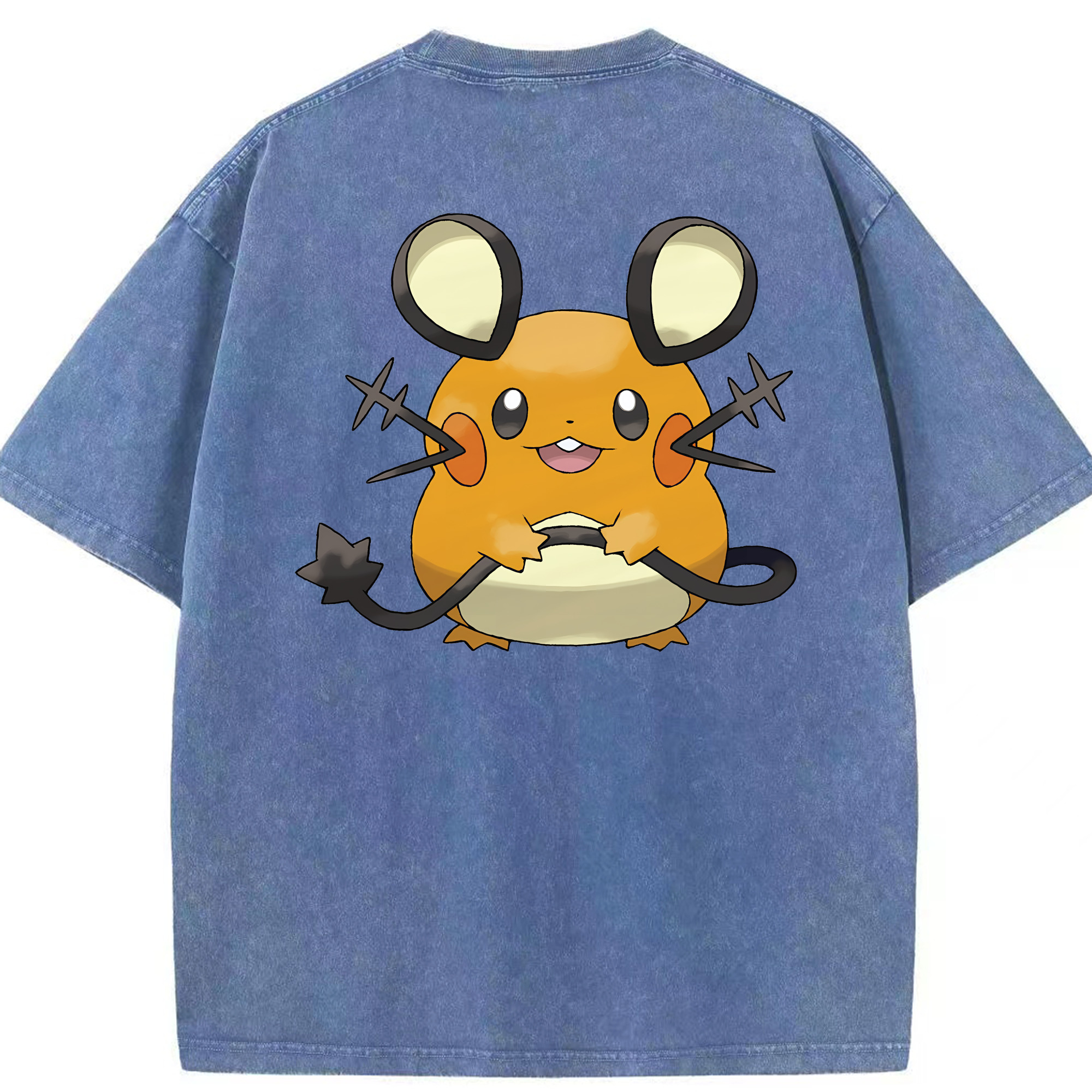 （画像用） ポケットモンスター Pokémon 綿100% ヴィンテージ風 半袖Tシャツ（背面プリント）