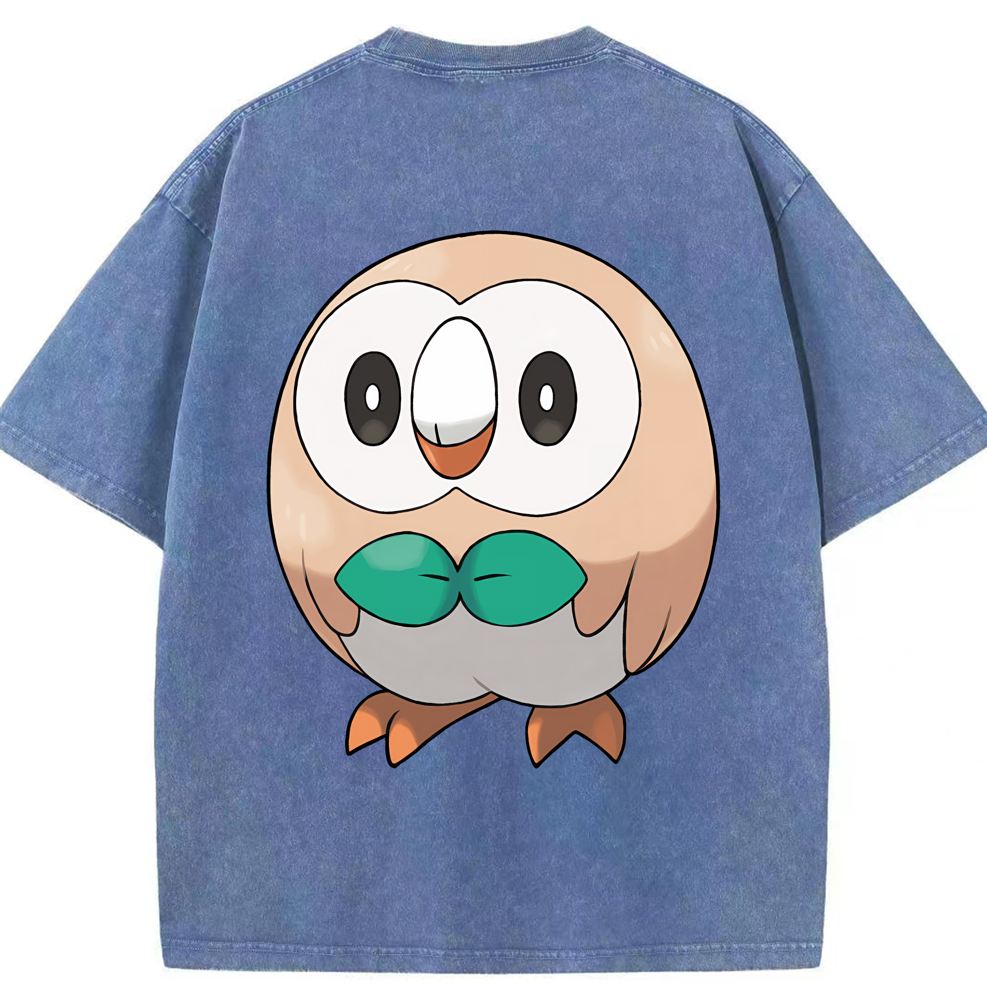 （画像用） ポケットモンスター Pokémon 綿100% ヴィンテージ風 半袖Tシャツ（背面プリント）