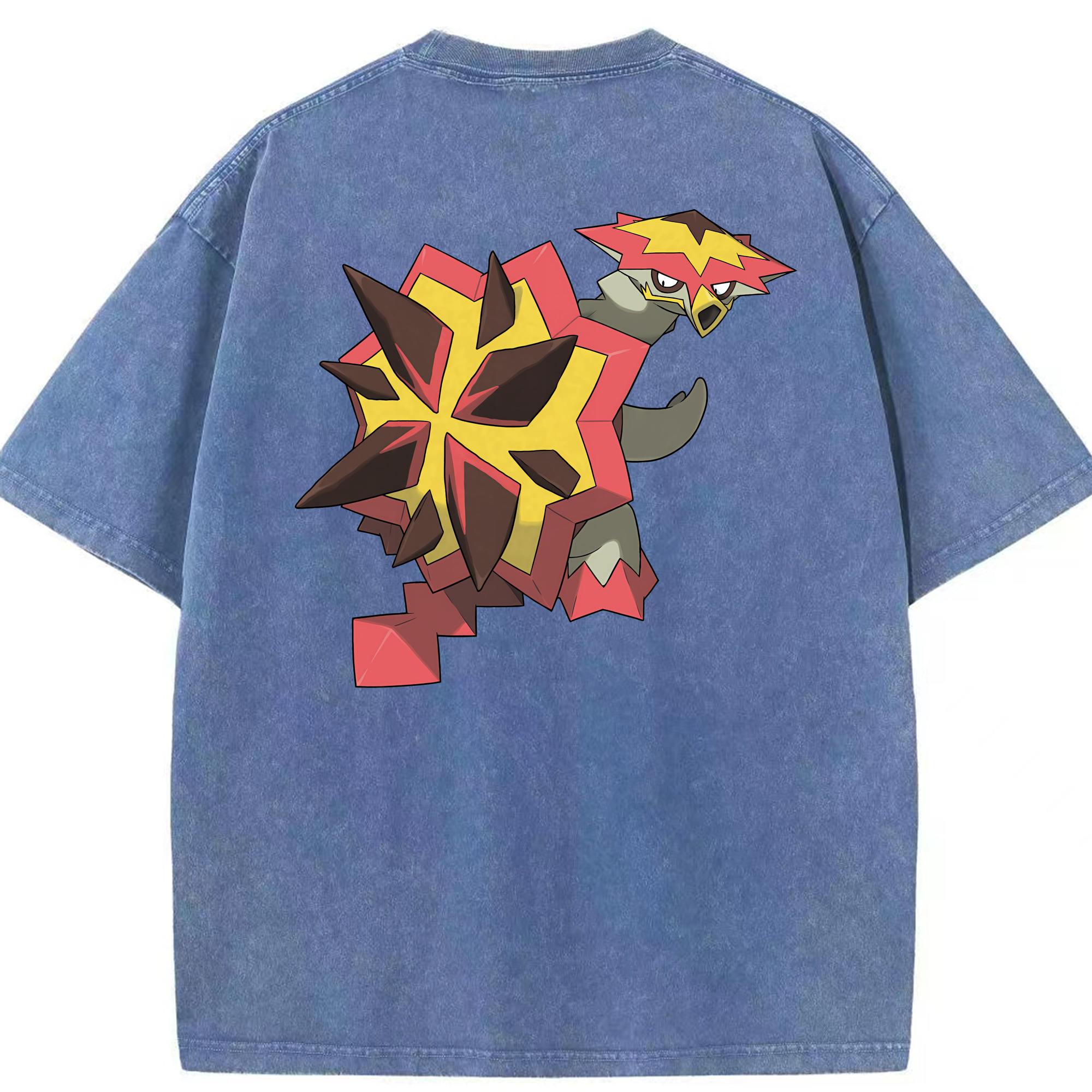（画像用） ポケットモンスター Pokémon 綿100% ヴィンテージ風 半袖Tシャツ（背面プリント）