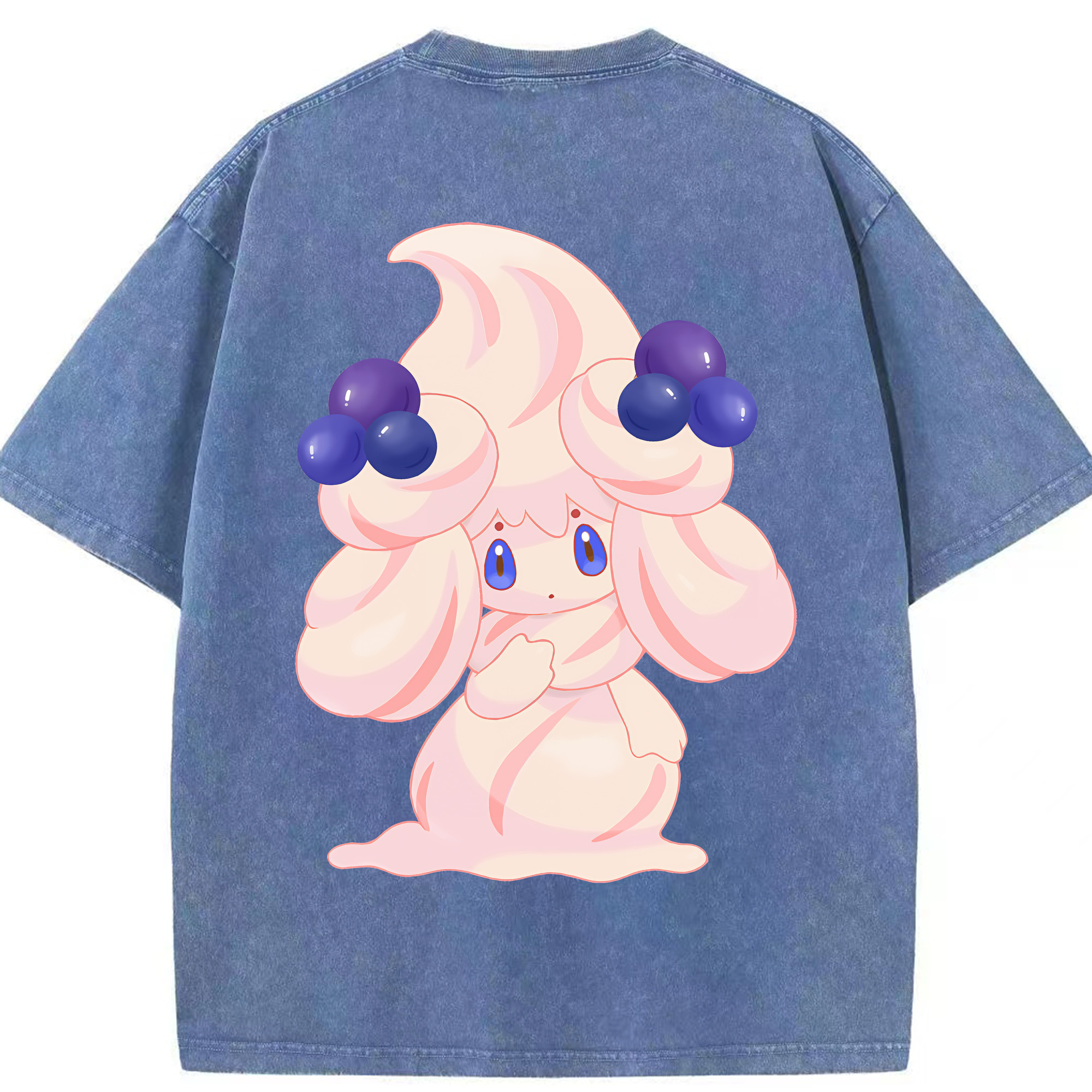 （画像用） ポケットモンスター Pokémon 綿100% ヴィンテージ風 半袖Tシャツ（背面プリント）