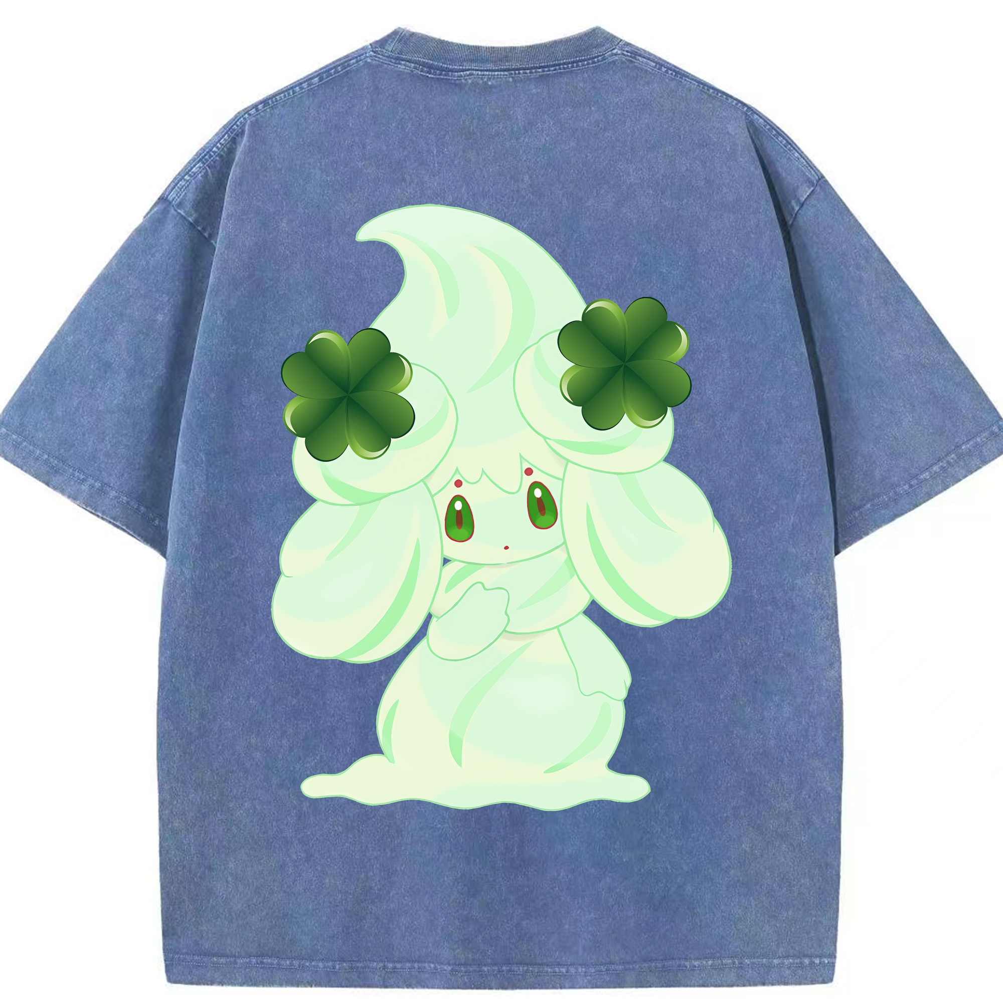 （画像用） ポケットモンスター Pokémon 綿100% ヴィンテージ風 半袖Tシャツ（背面プリント）